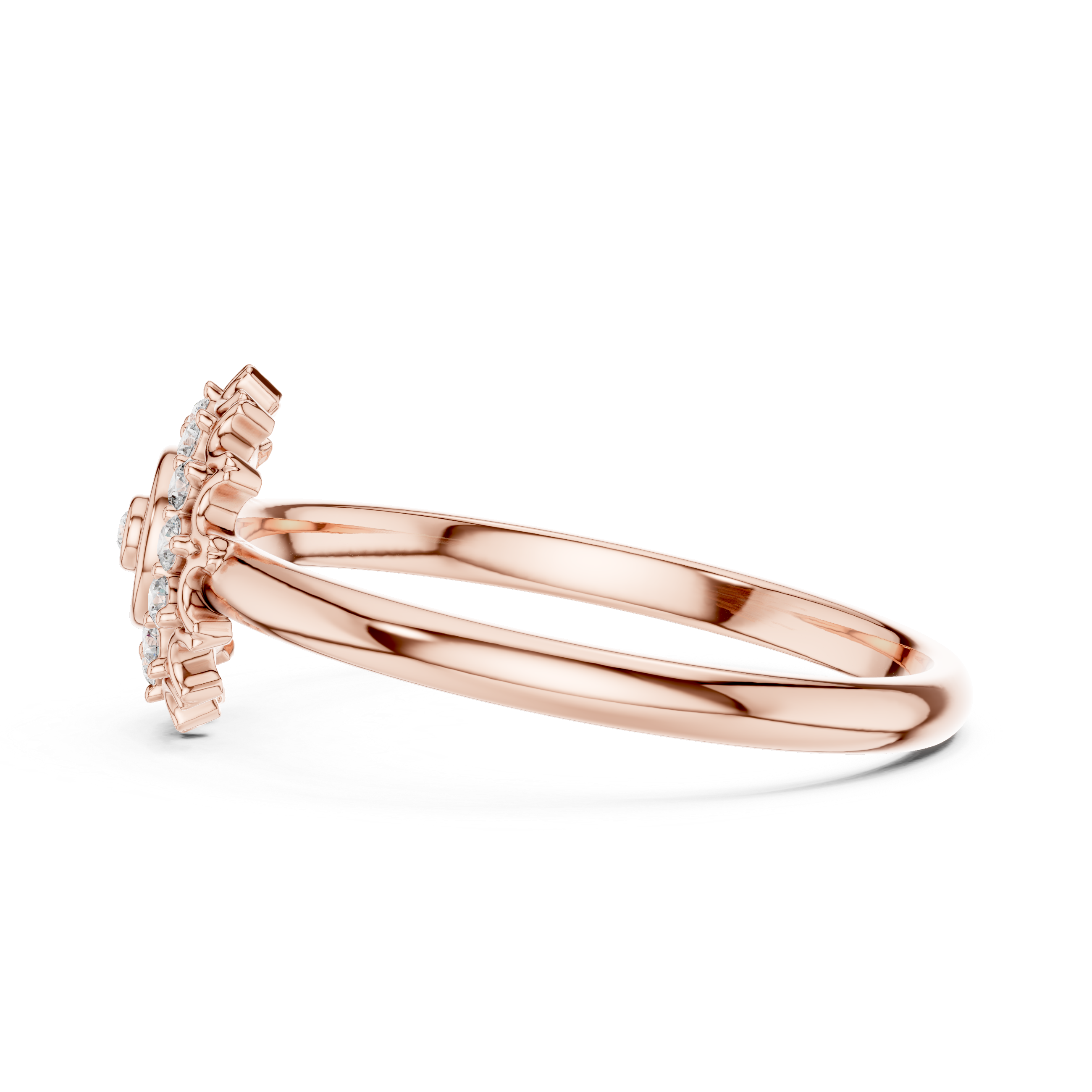 Heavy men's fashion ring with modern structure.