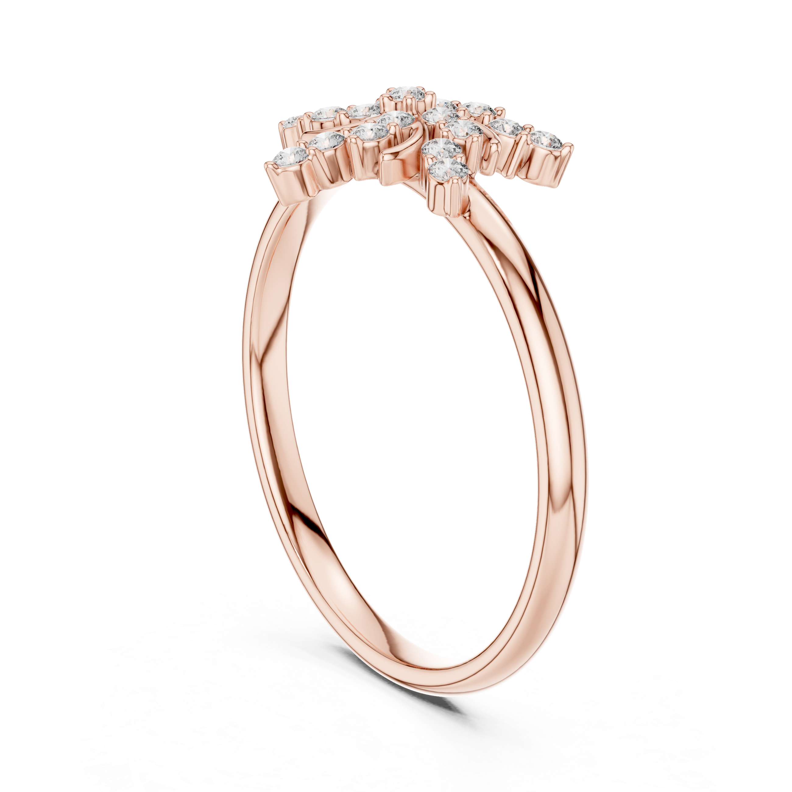 Diamond pendant necklace with brilliant centerpiece.