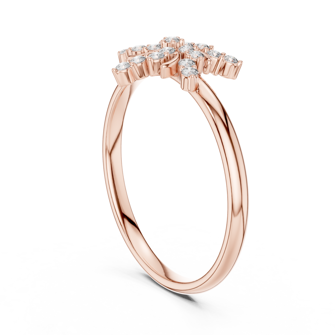 Diamond pendant necklace with brilliant centerpiece.