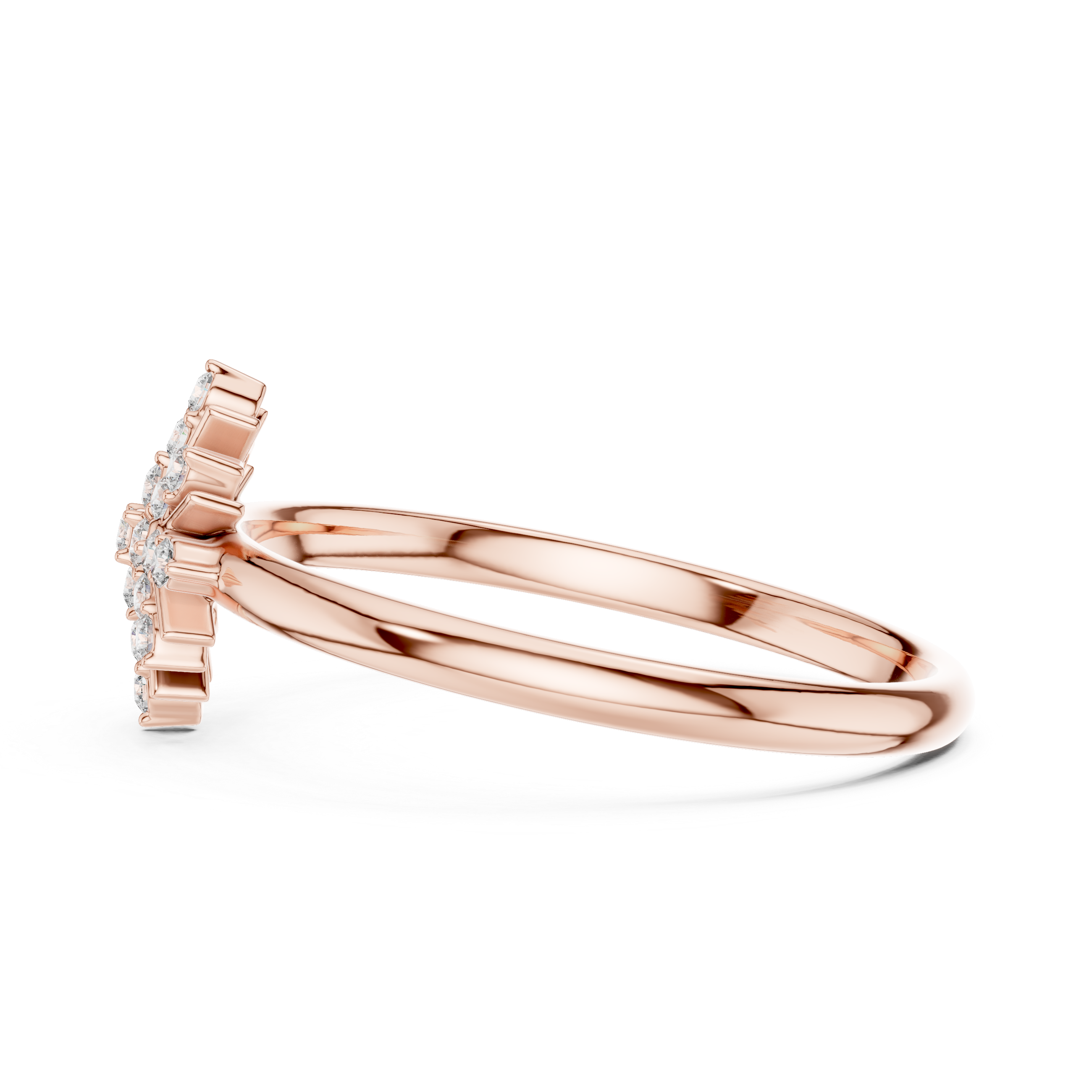 Box link chain necklace with square design.