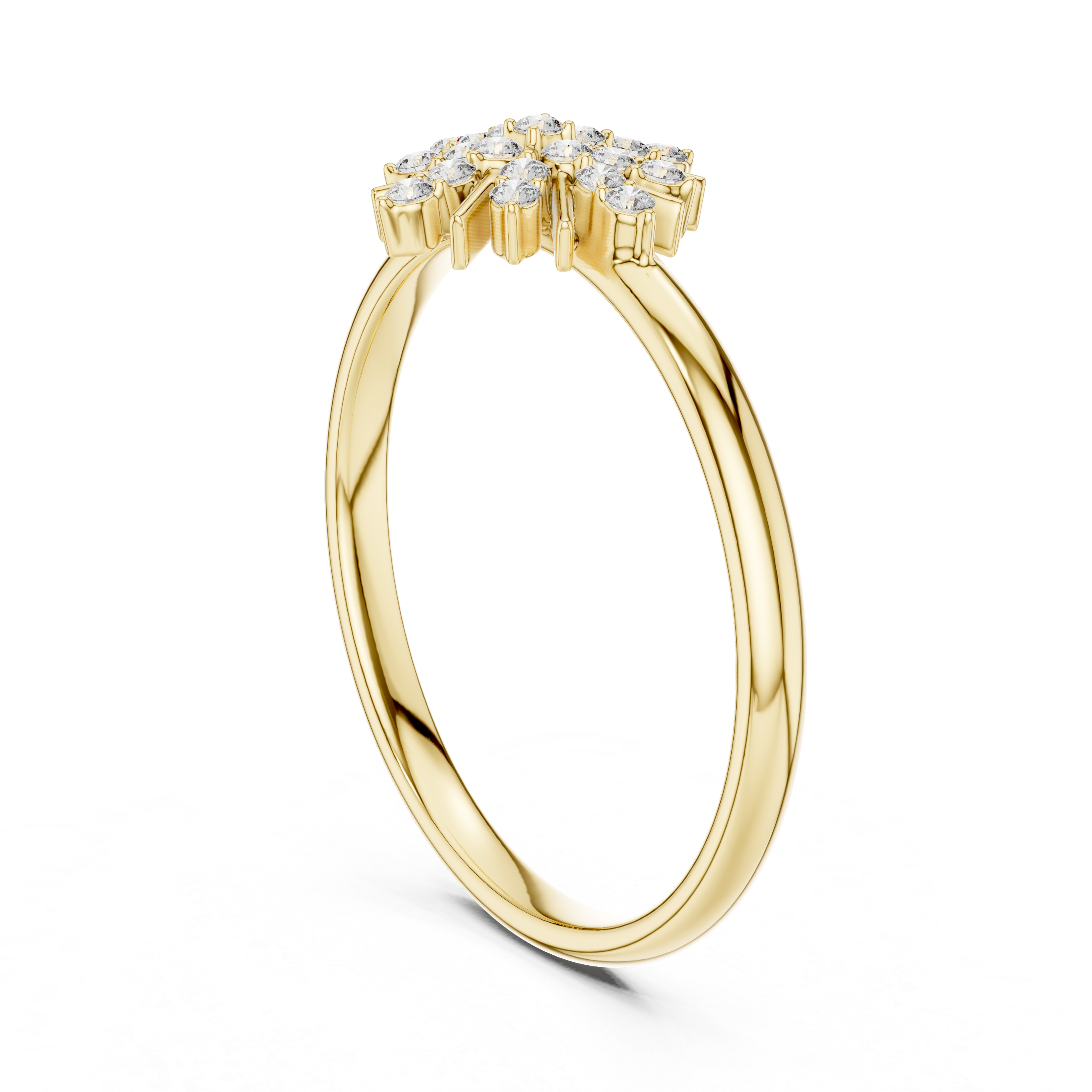 Engraved gold bangle with decorative detailing.