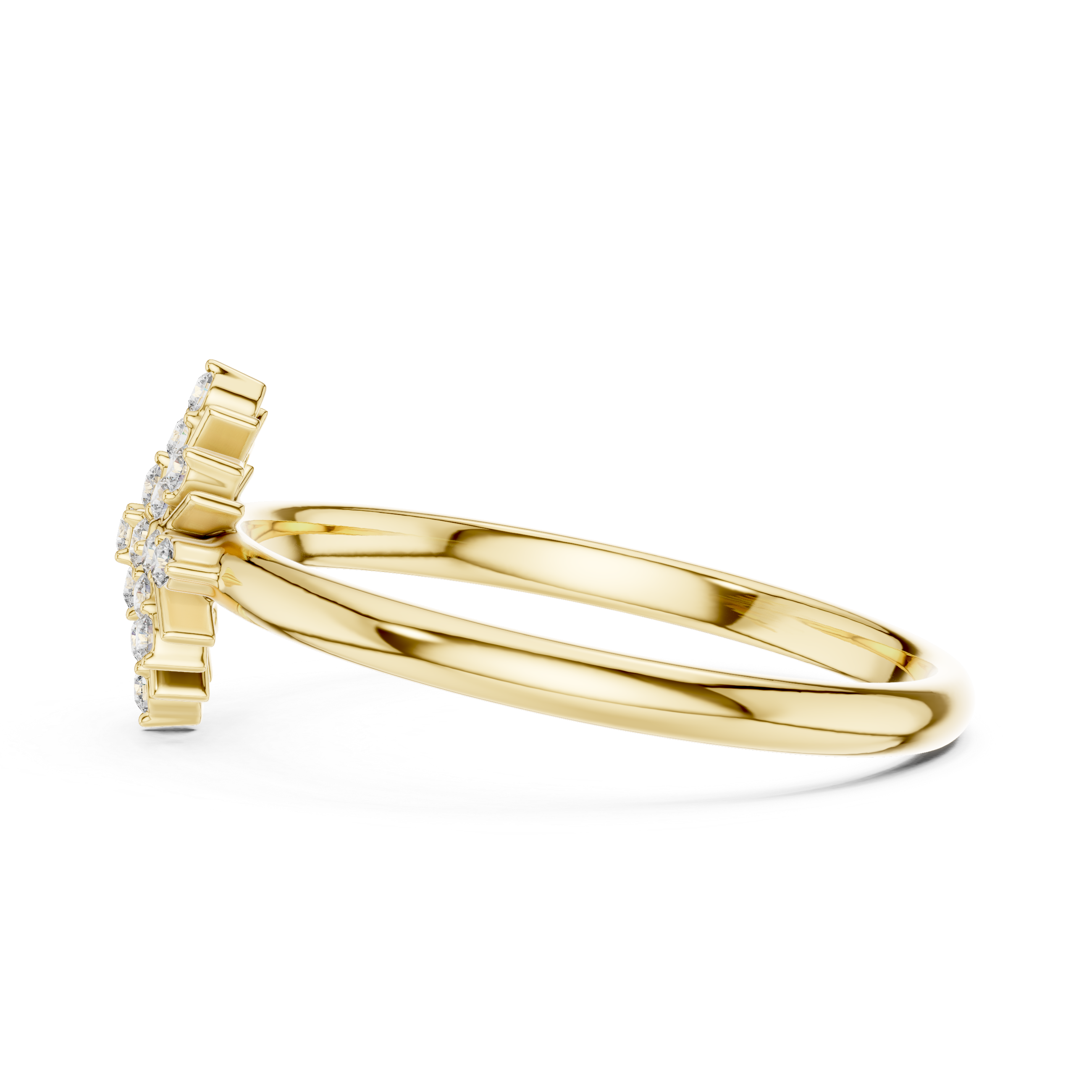 Wide cuff bangle with bold modern style.