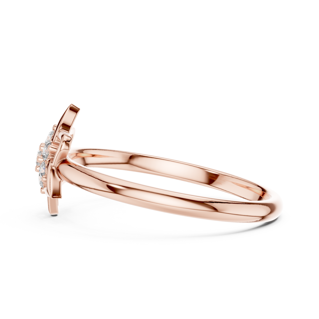 Plain toe ring with polished metal surface.