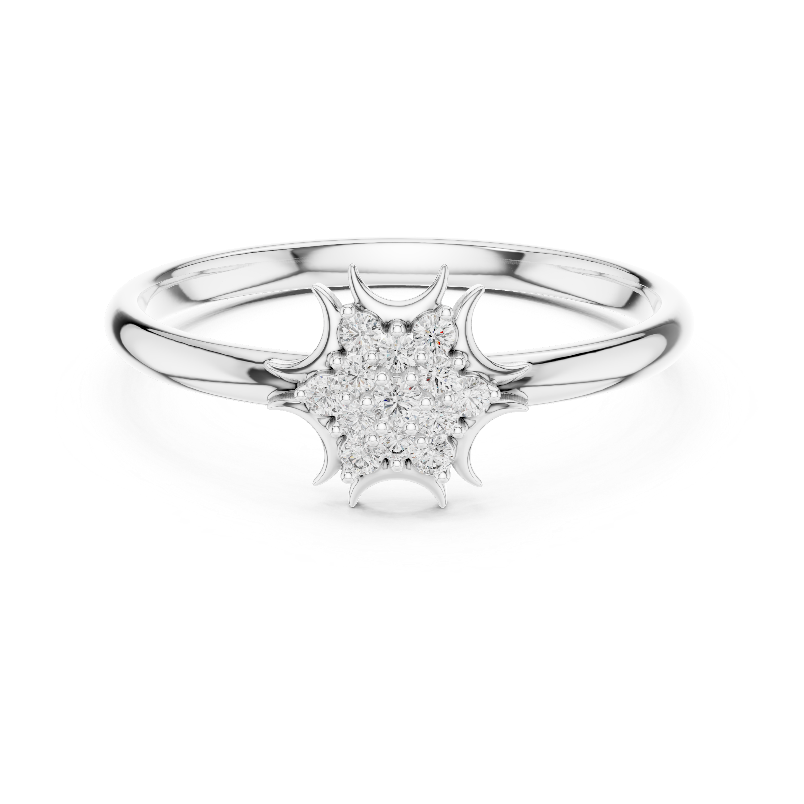 Modern bridal jewellery set with layered styling.