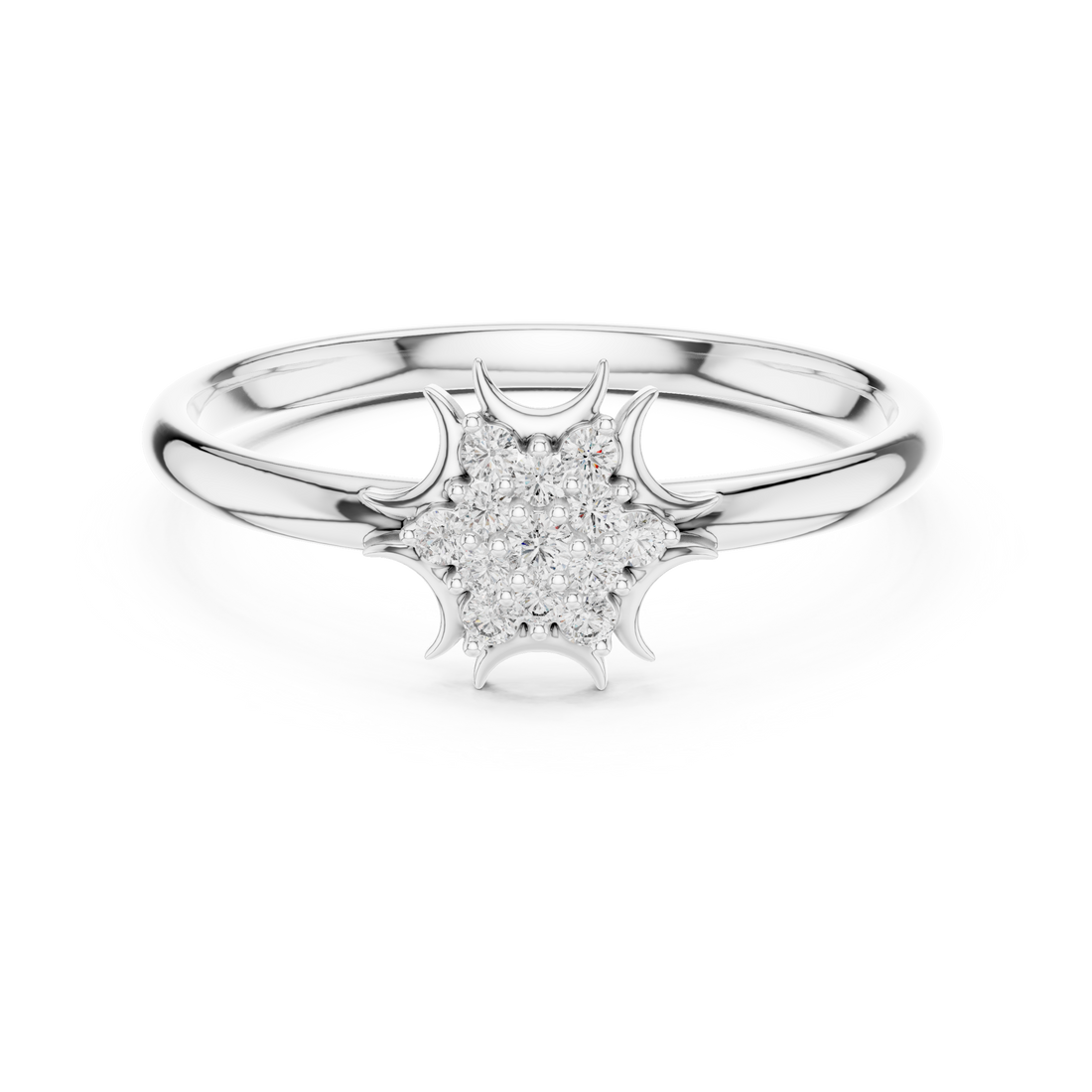 Modern bridal jewellery set with layered styling.