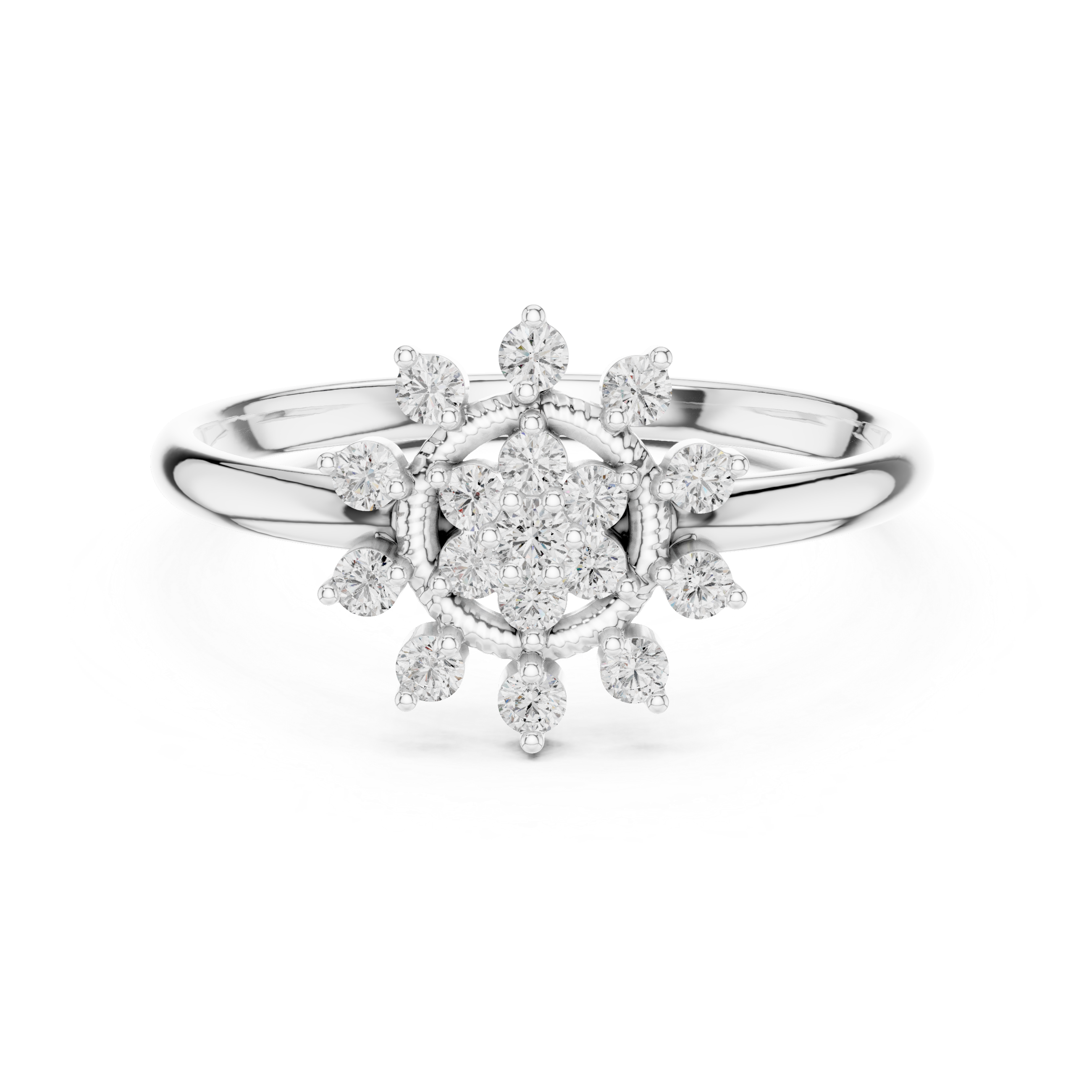 Classic engagement ring with timeless elegance.