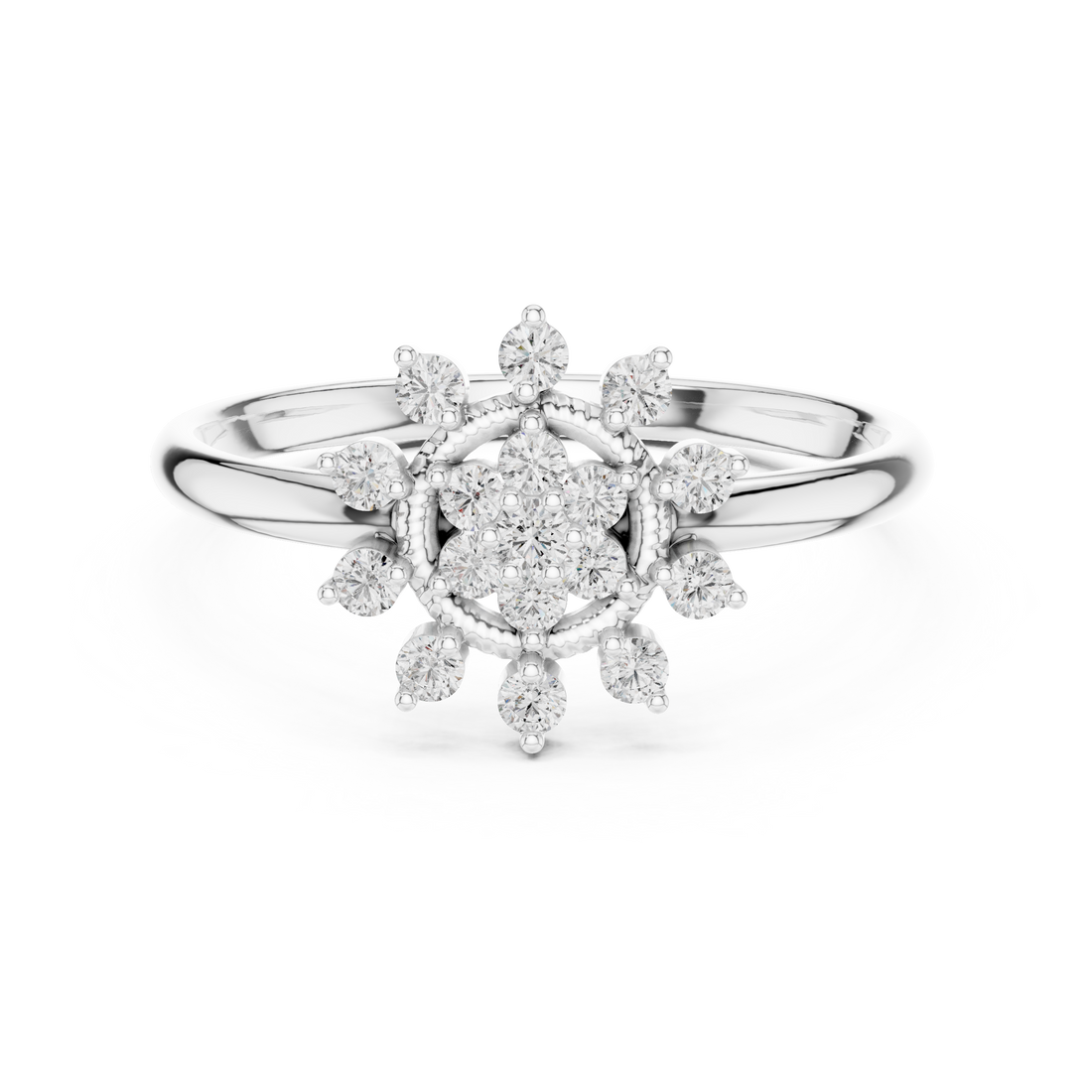 Classic engagement ring with timeless elegance.