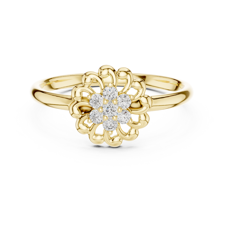Bold gemstone ring with strong setting.