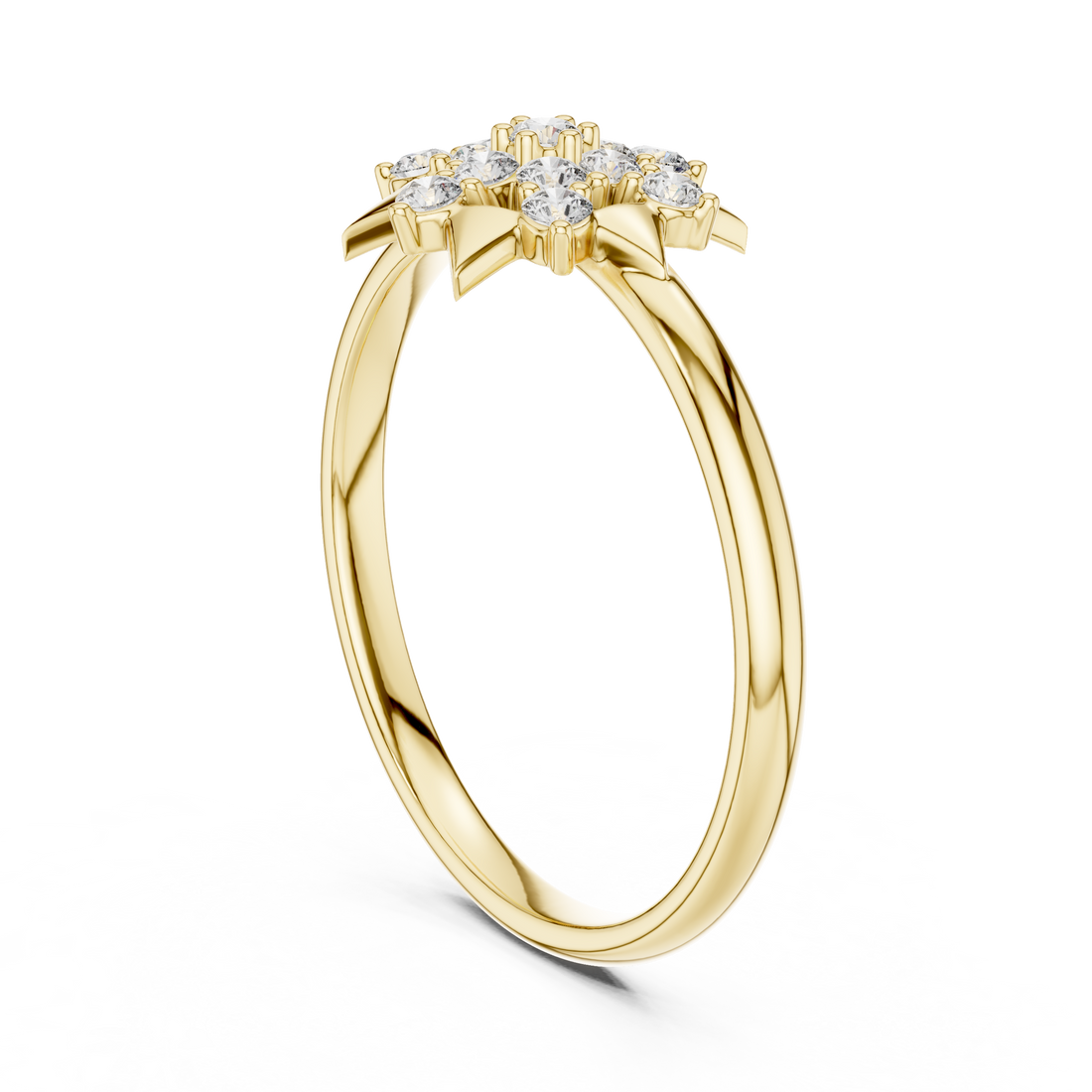 Gold chain bracelet with refined simplicity.