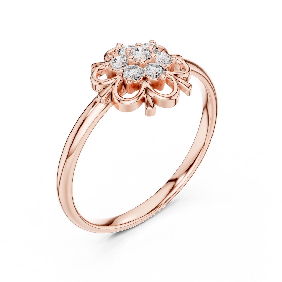 Traditional princess-cut lab-grown diamond engagement ring set in premium 18K white gold with radiant sparkle.