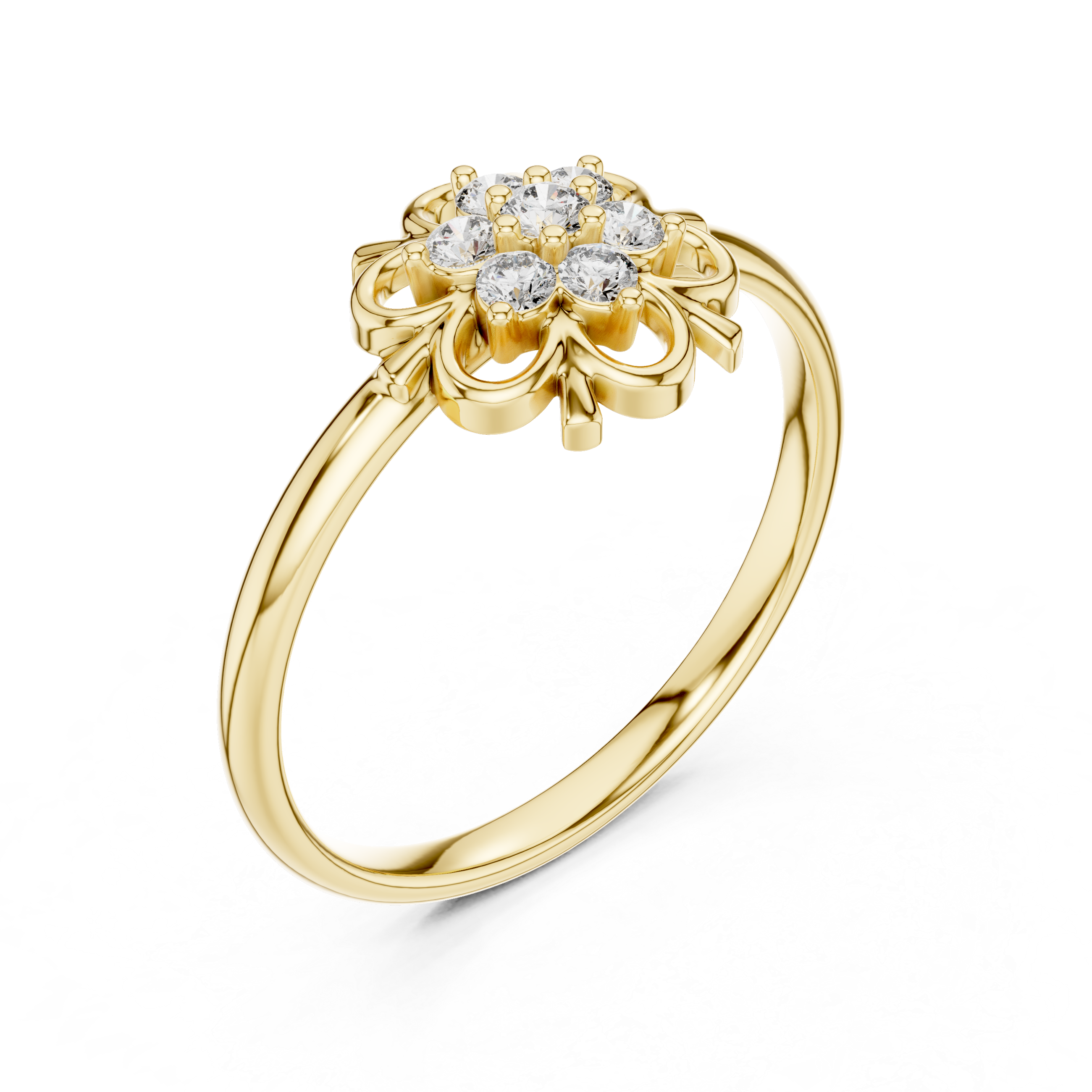 Elegant lab-grown diamond pendant necklace suspended on a polished yellow gold chain with timeless sophisticated style.