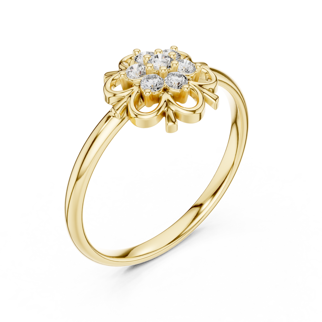 Elegant lab-grown diamond pendant necklace suspended on a polished yellow gold chain with timeless sophisticated style.