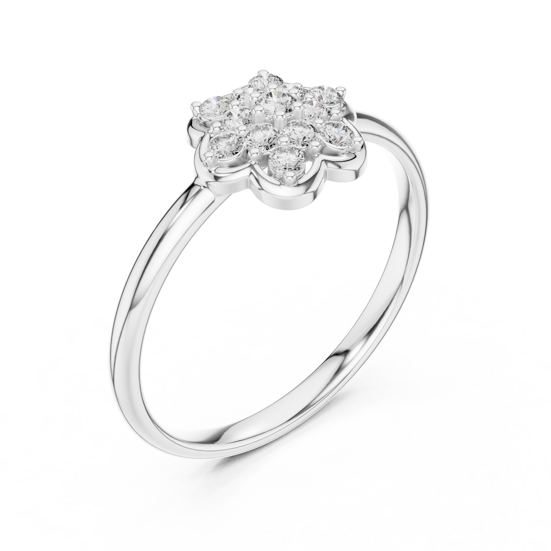 Stylish diamond link bracelet crafted in gold with carefully arranged lab-grown diamonds for added brilliance.