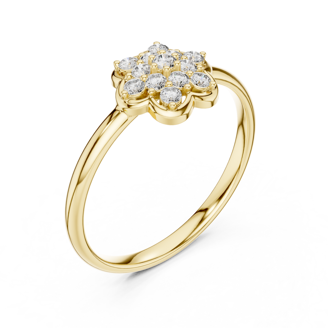 Classic princess-cut CZ diamond ring designed in white gold plating for timeless everyday elegance.