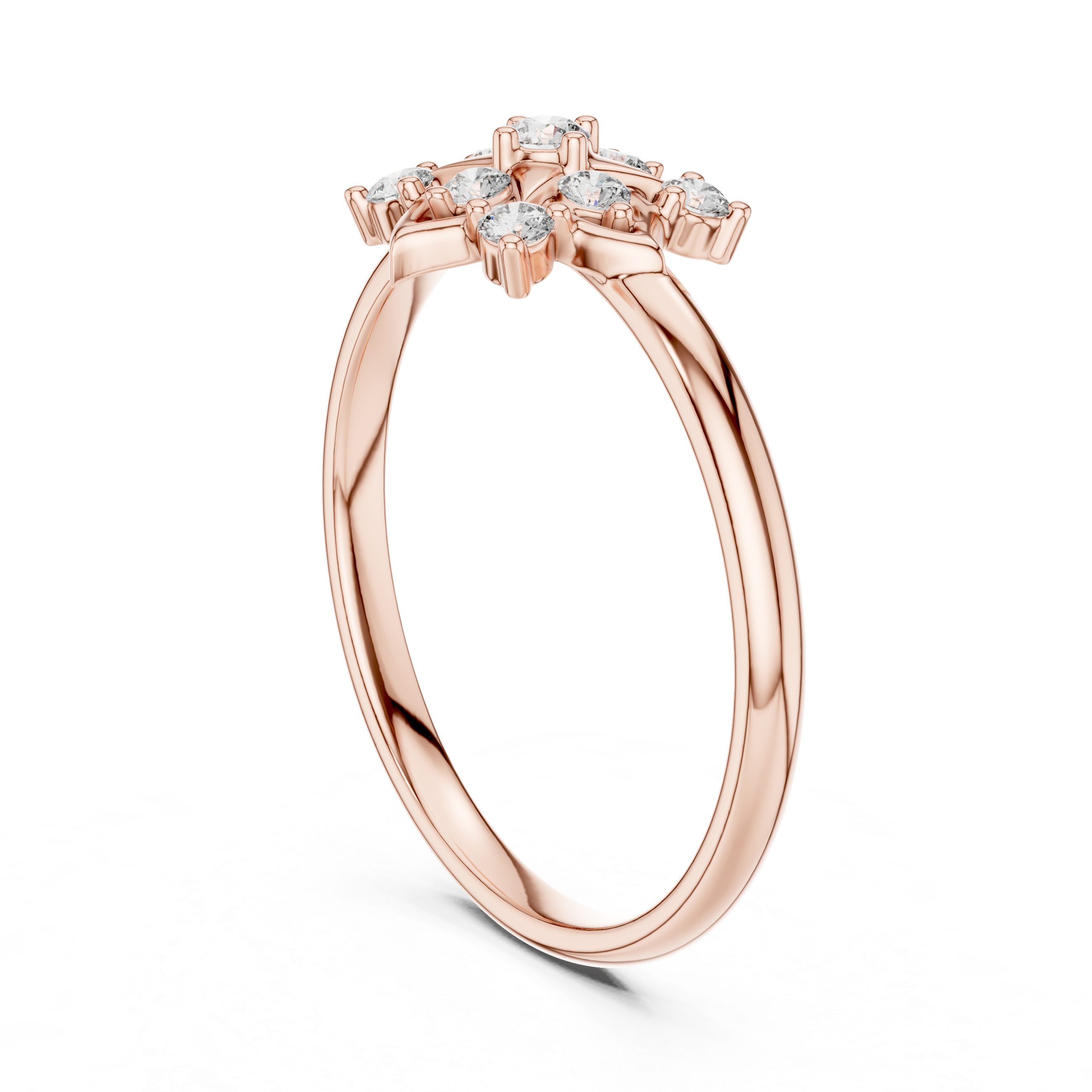 Bold men's lab-grown diamond ring crafted in polished gold with strong masculine design.