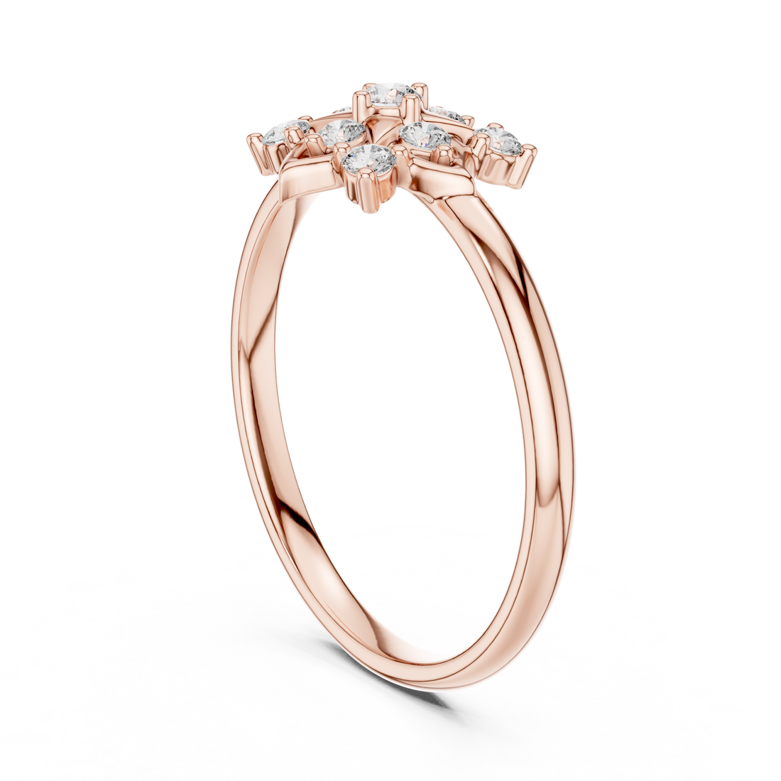 Bold men's lab-grown diamond ring crafted in polished gold with strong masculine design.