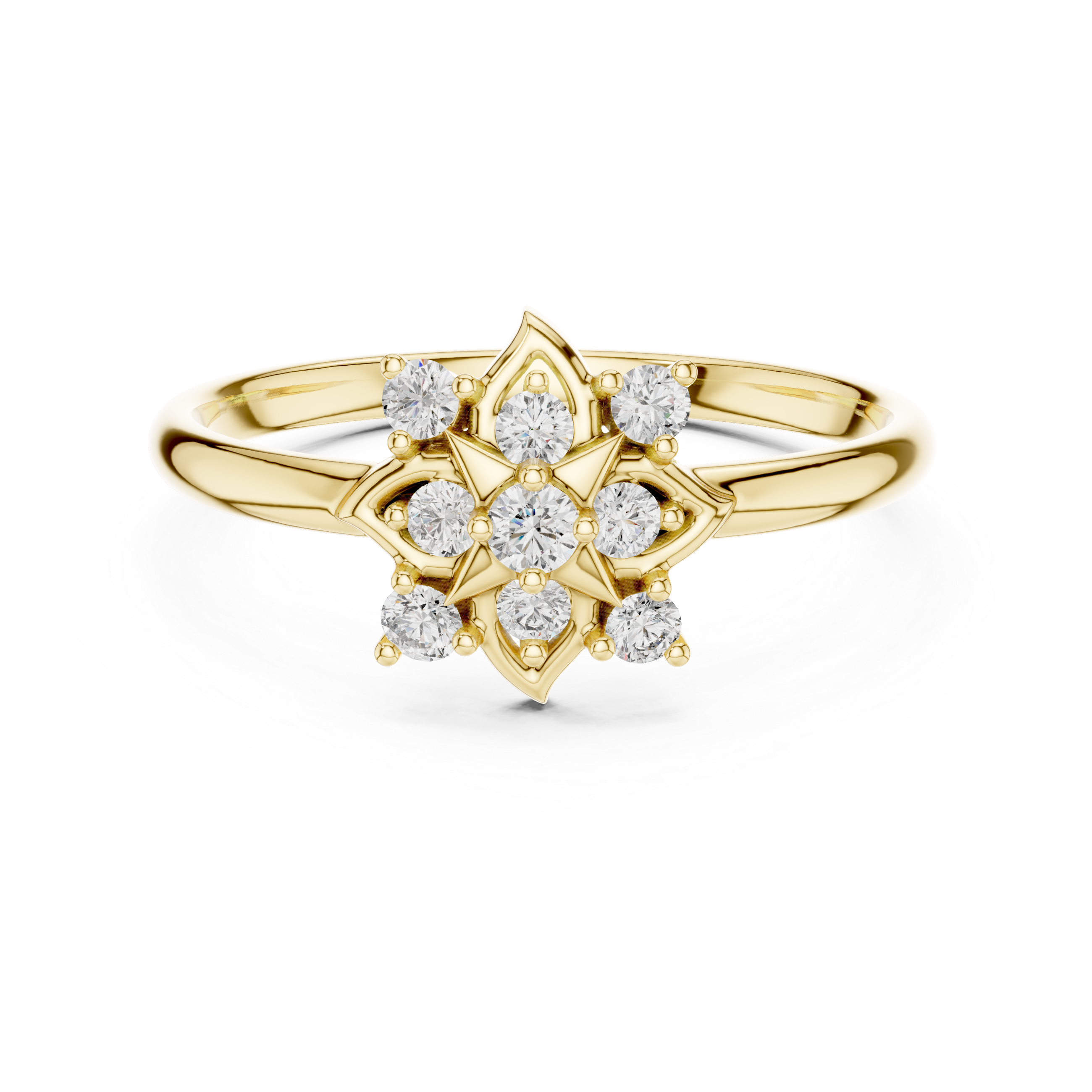 Elegant eternity band featuring continuous lab-grown diamonds set in polished white gold.