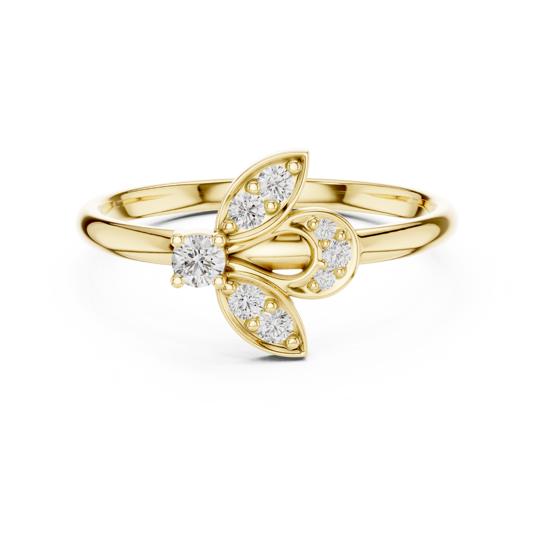 Stylish charm bracelet featuring multiple gold pendants and sparkling diamond accents.
