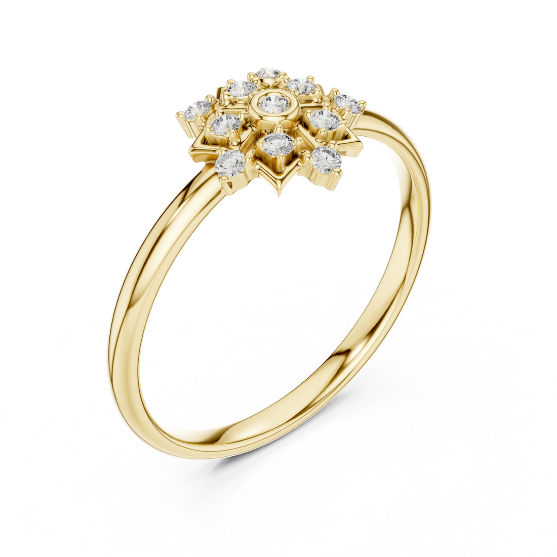 Classic gold hoop earrings with sparkling diamond accents.