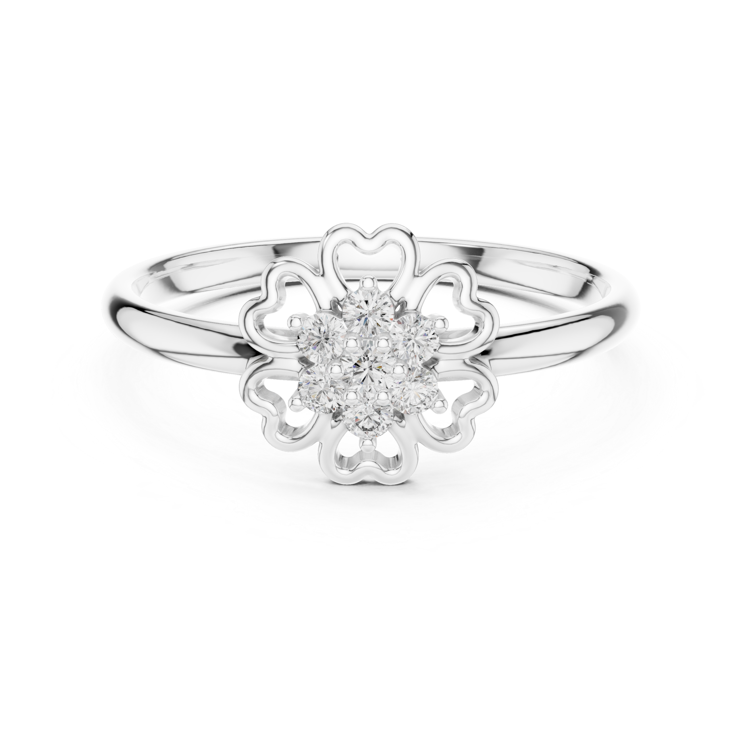 Trendy diamond necklace with modern polished finish.