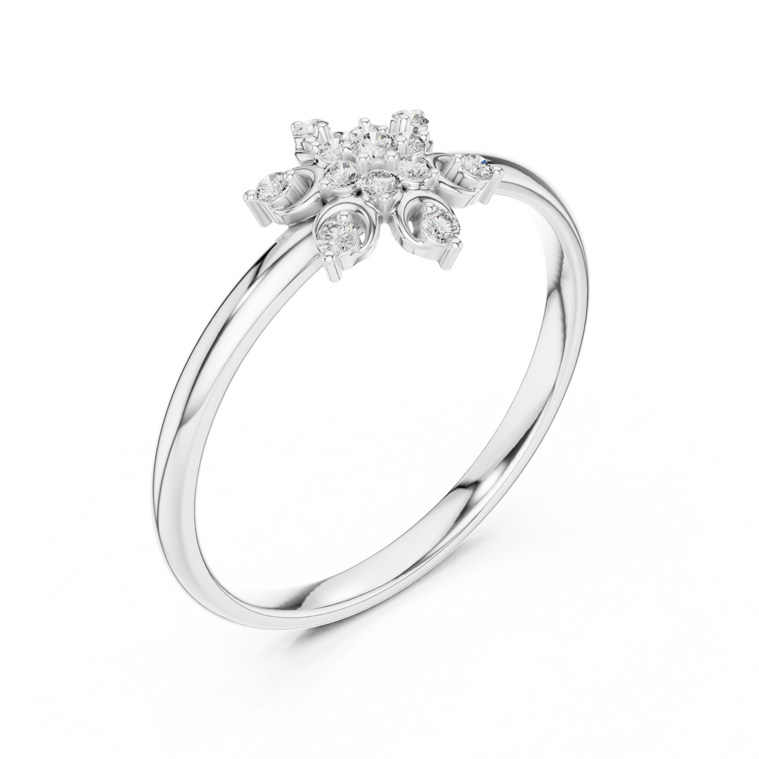 Adjustable toe ring with simple modern design.