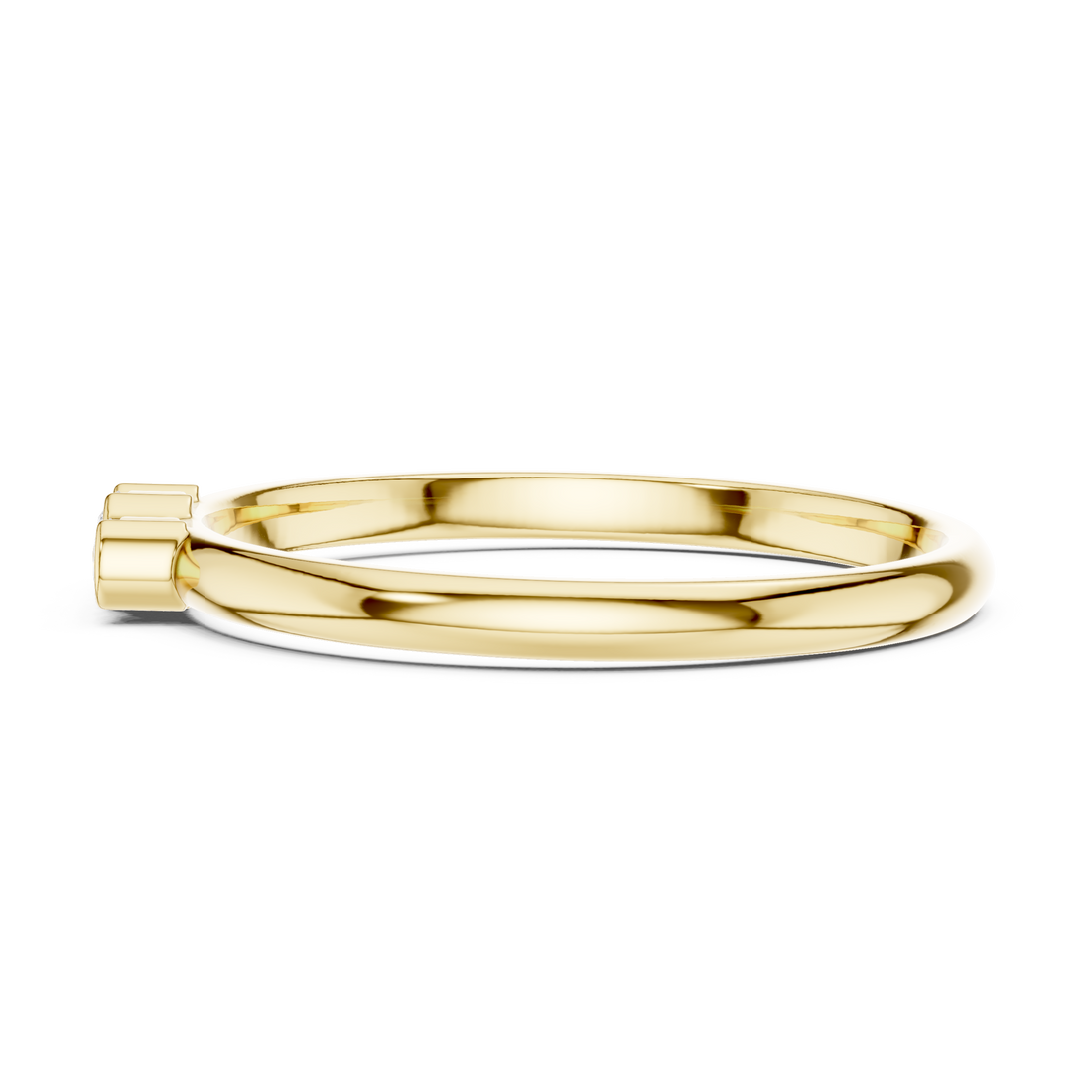 Adjustable baby ring with smooth rounded edges.