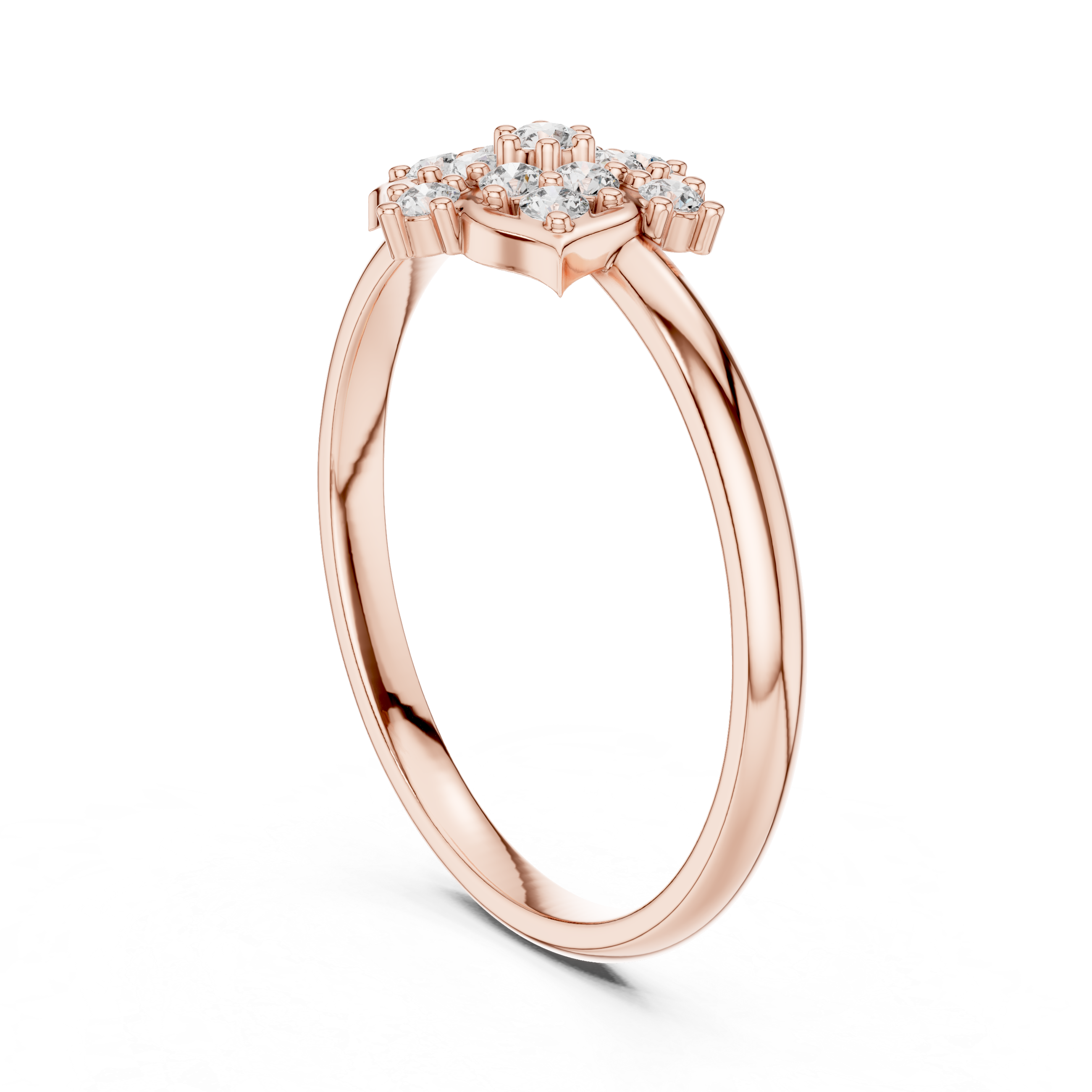 Multi-stone fashion ring with vibrant stone arrangement.