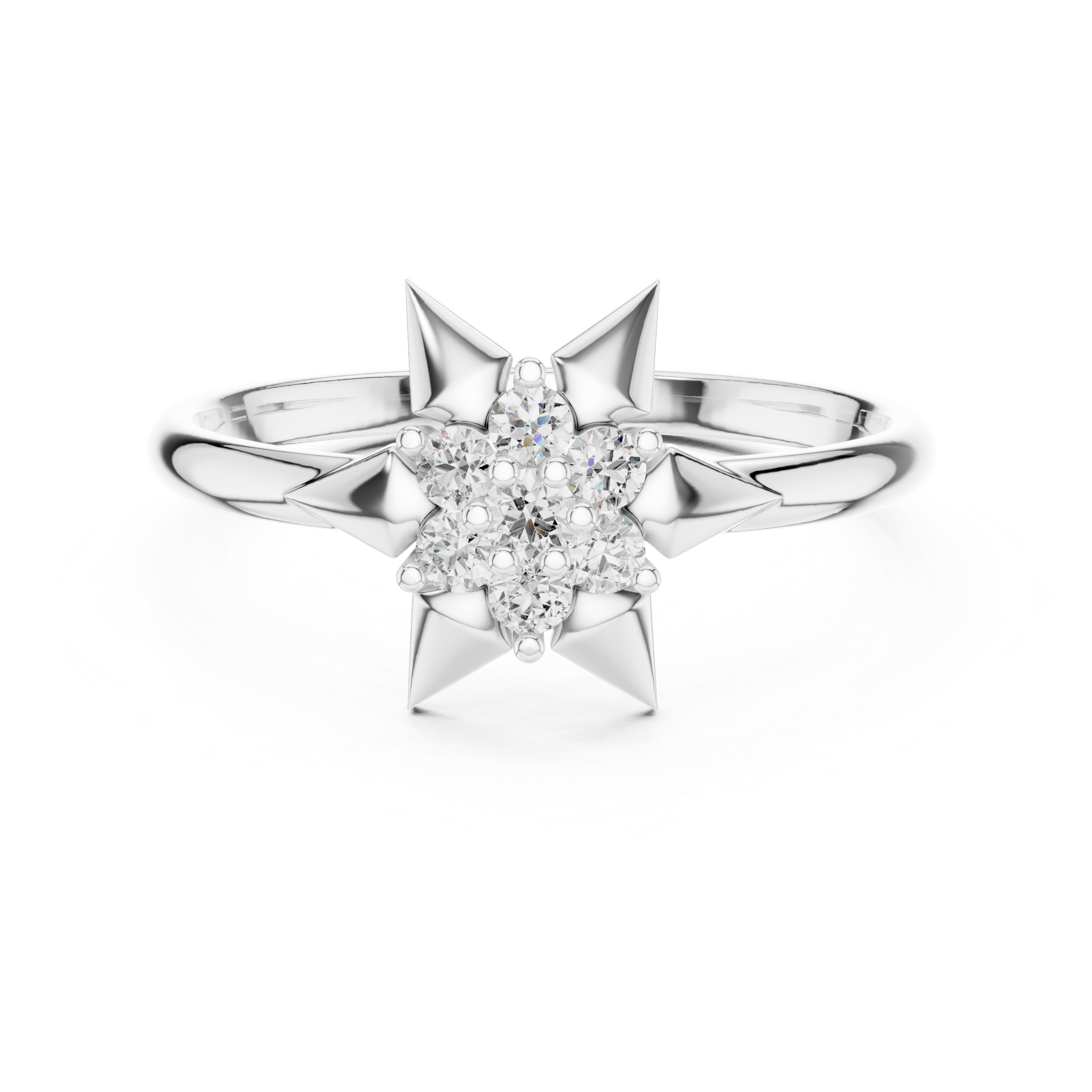Anniversary ring with elegant gemstone accents.