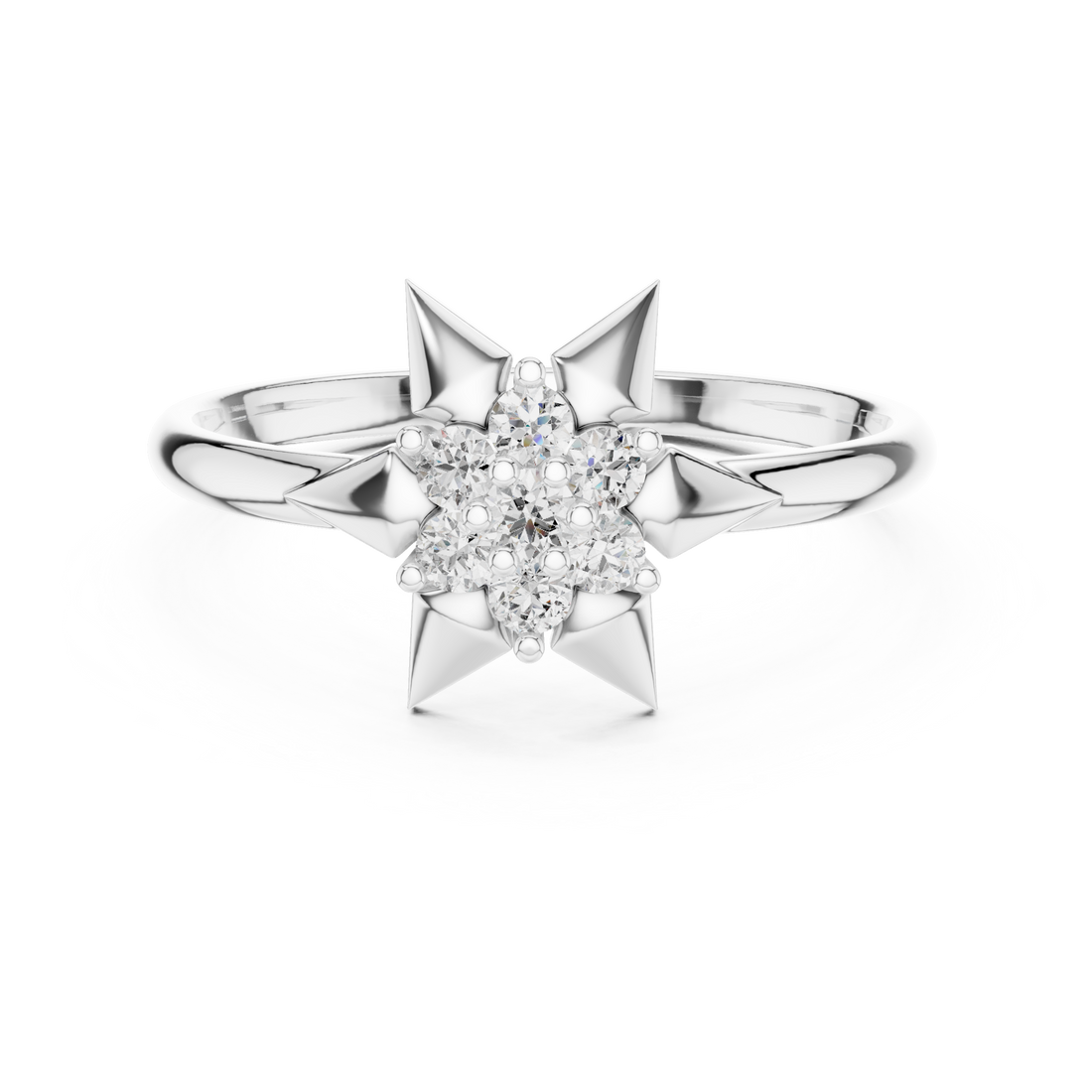 Anniversary ring with elegant gemstone accents.