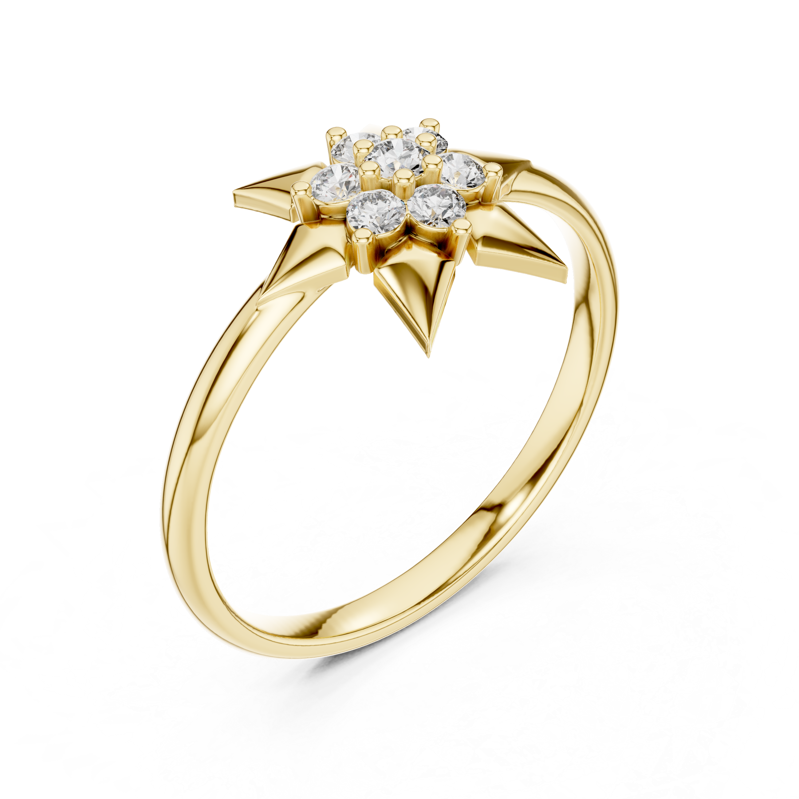 Celebration ring with decorative colorful stones.