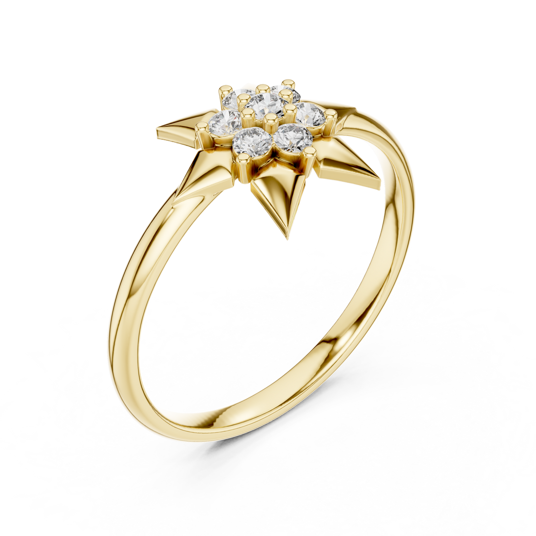 Celebration ring with decorative colorful stones.