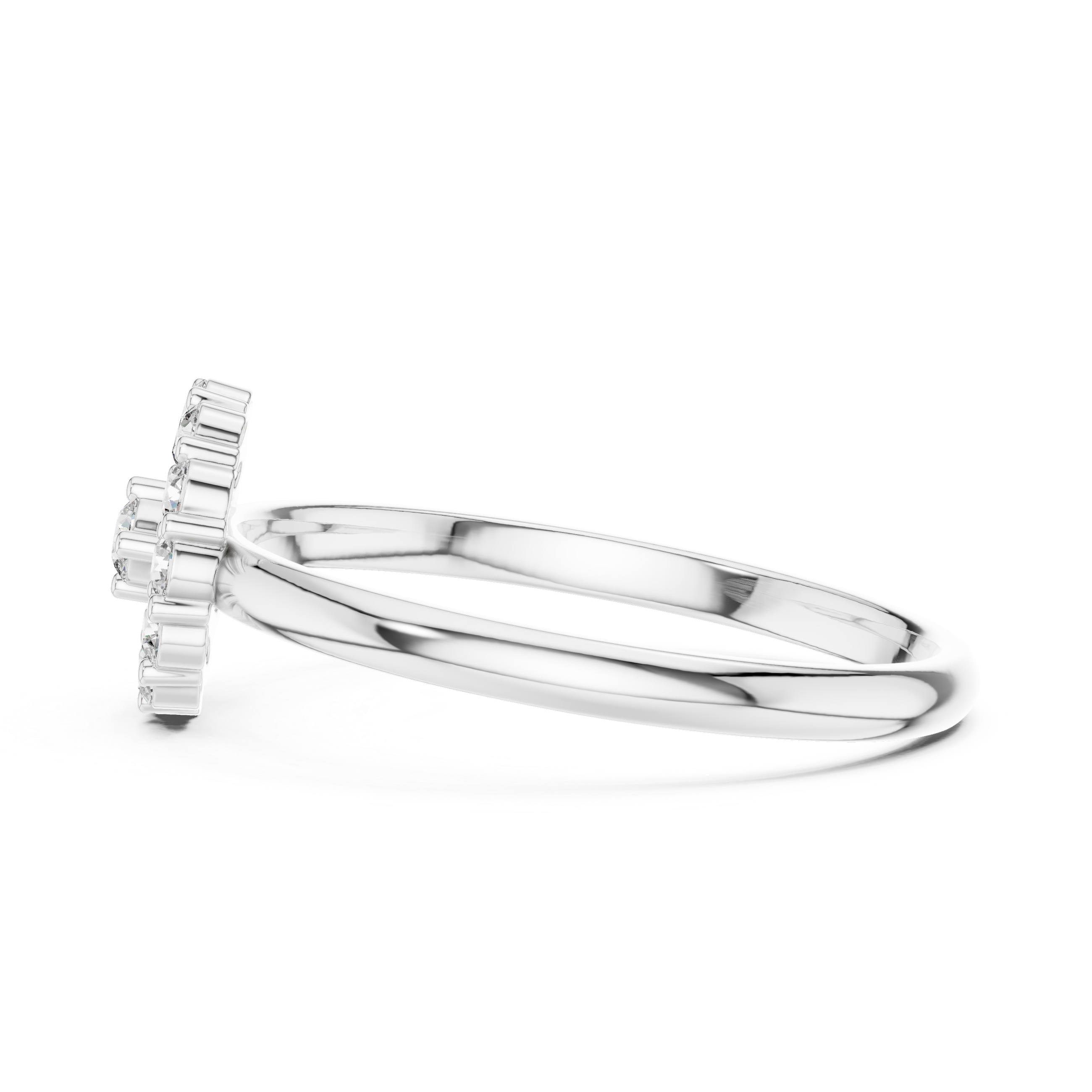 Figaro chain necklace with alternating link pattern.