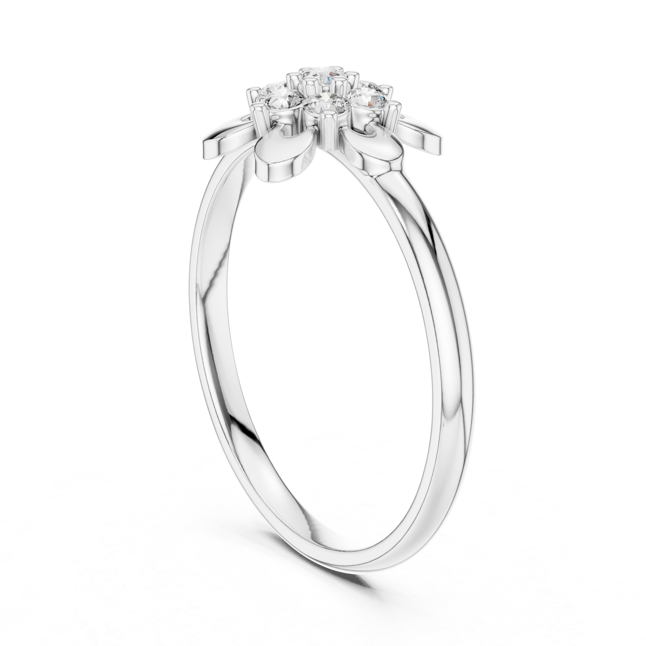 Smooth gemstone toe ring with bright shine.