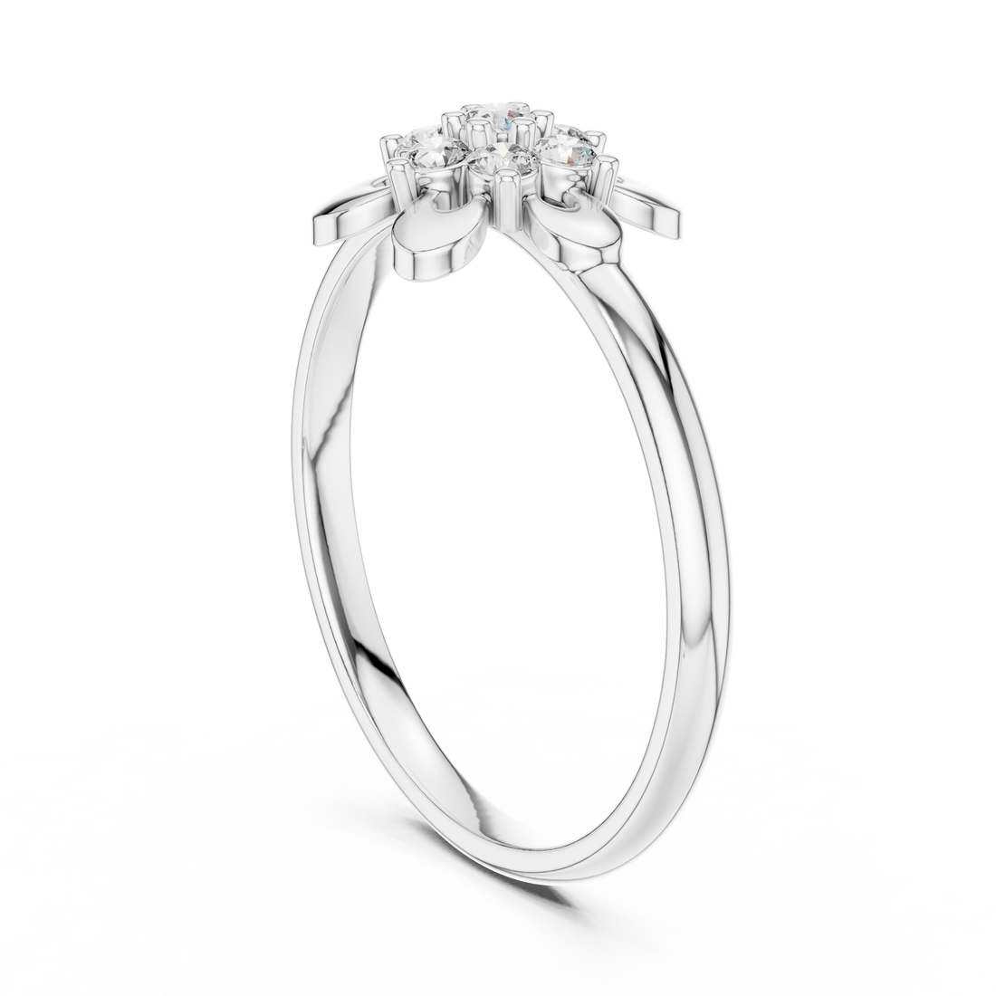 Smooth gemstone toe ring with bright shine.