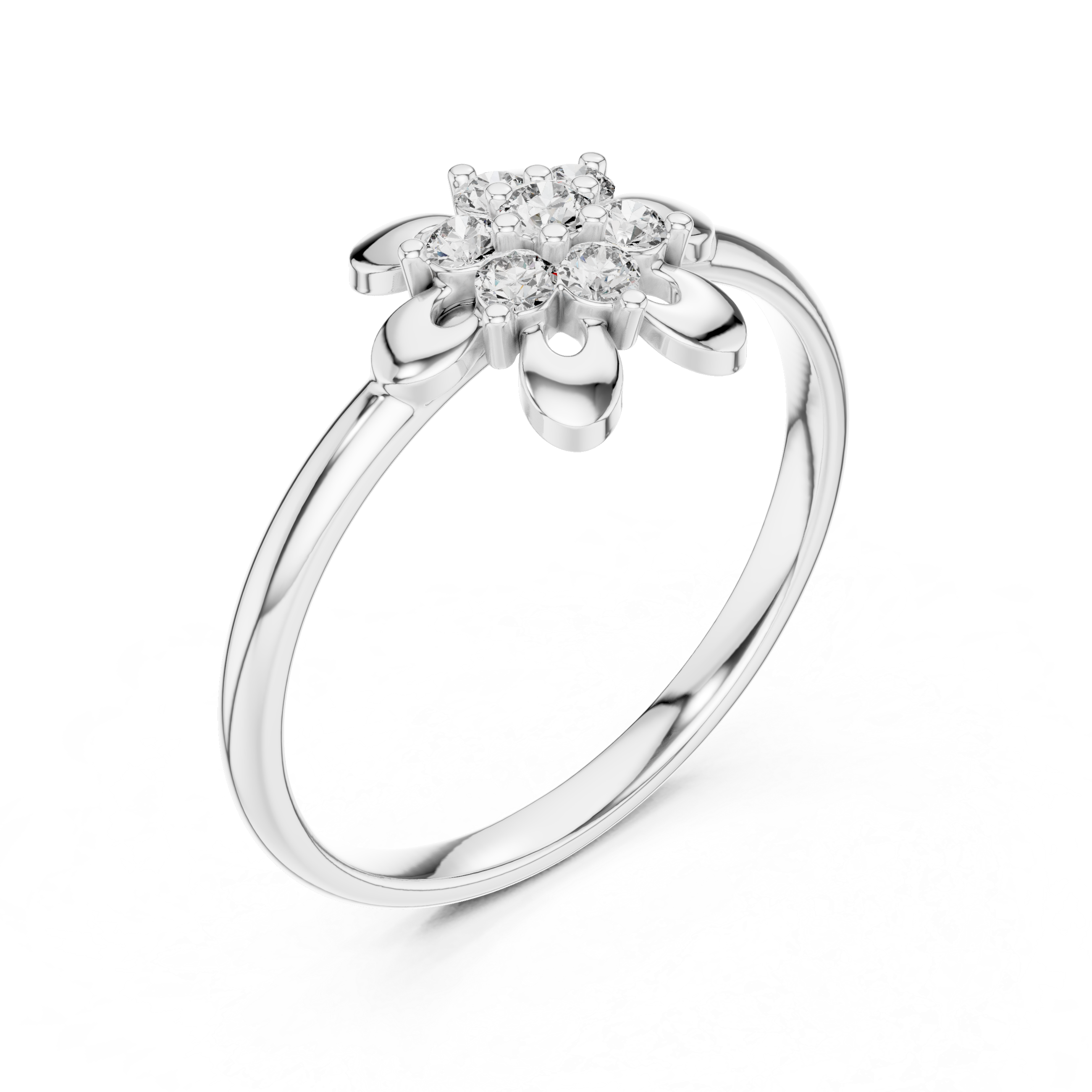 Plain toe ring with polished metal finish.