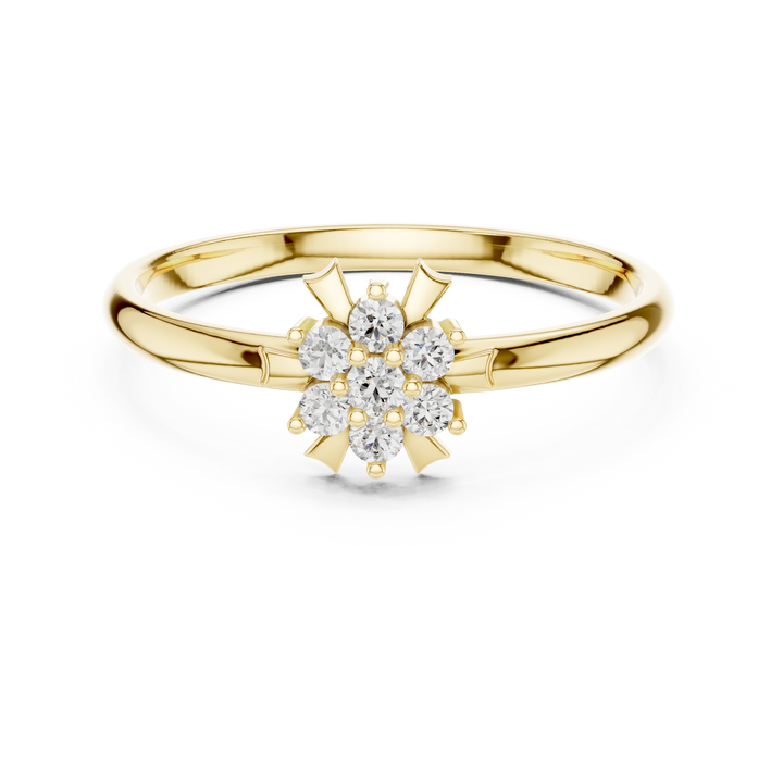 Decorative fashion ring with stylish design details.