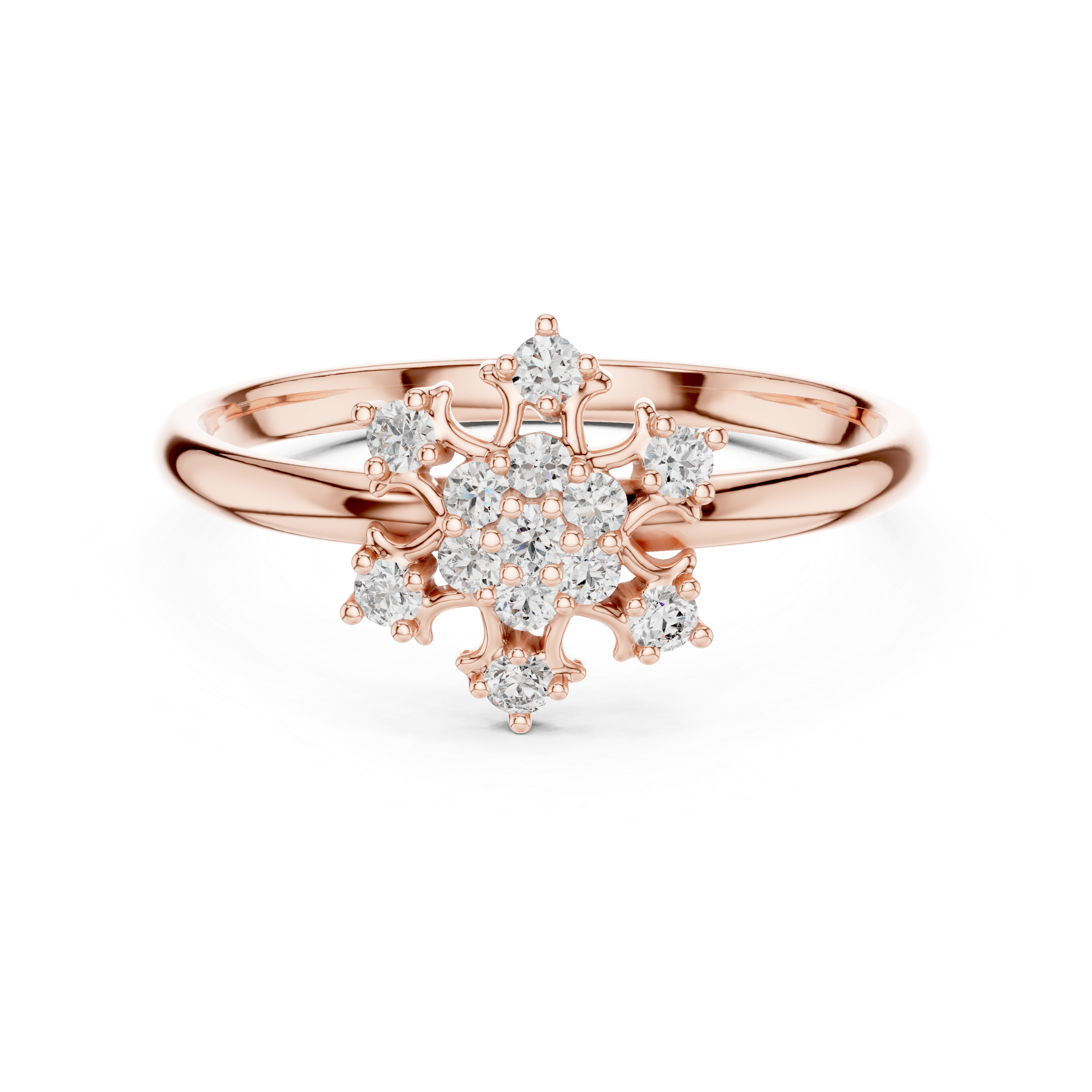 Classic oval diamond halo ring with sparkling side stones.