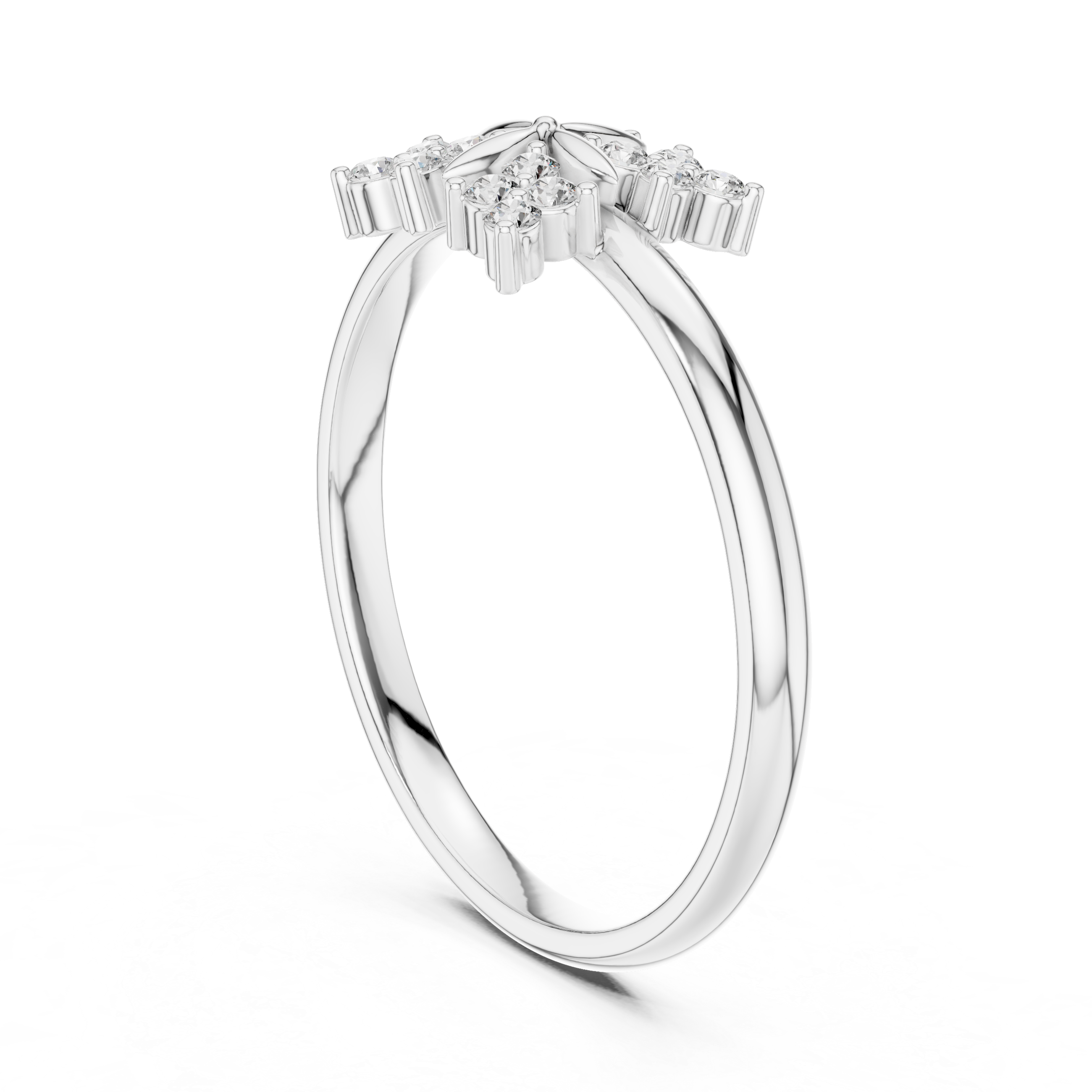 Minimal nose pin with smooth polished finish.