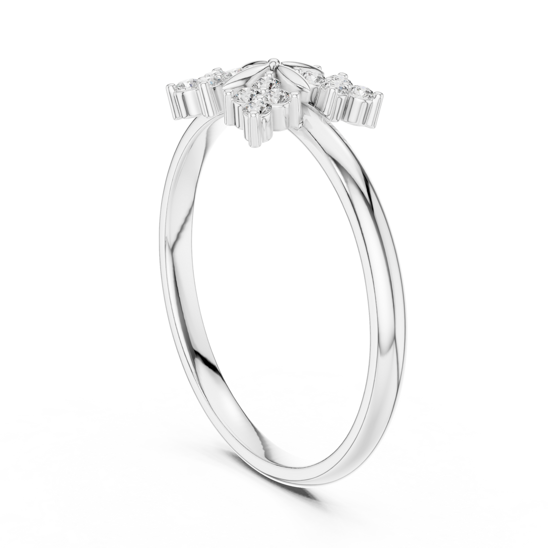 Minimal nose pin with smooth polished finish.