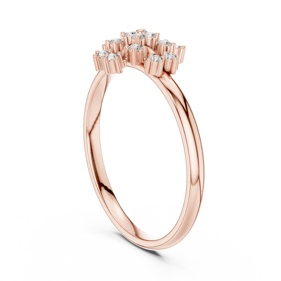 Adjustable toe ring with modern slim band.