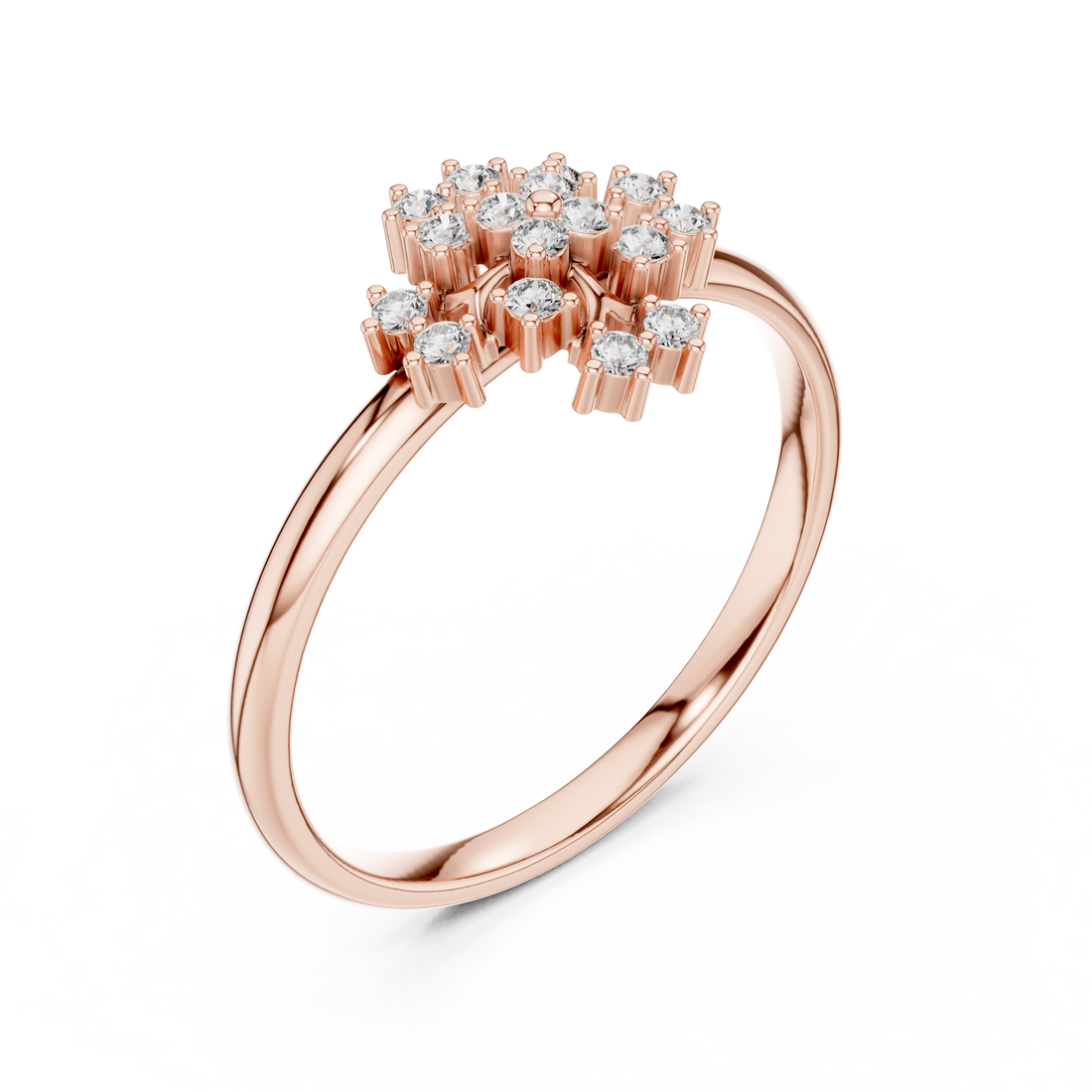 Gemstone toe ring with bright sparkling stone.