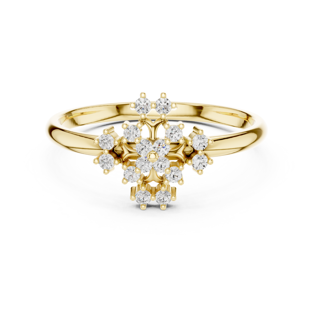 Men's wedding band with smooth matte finish.