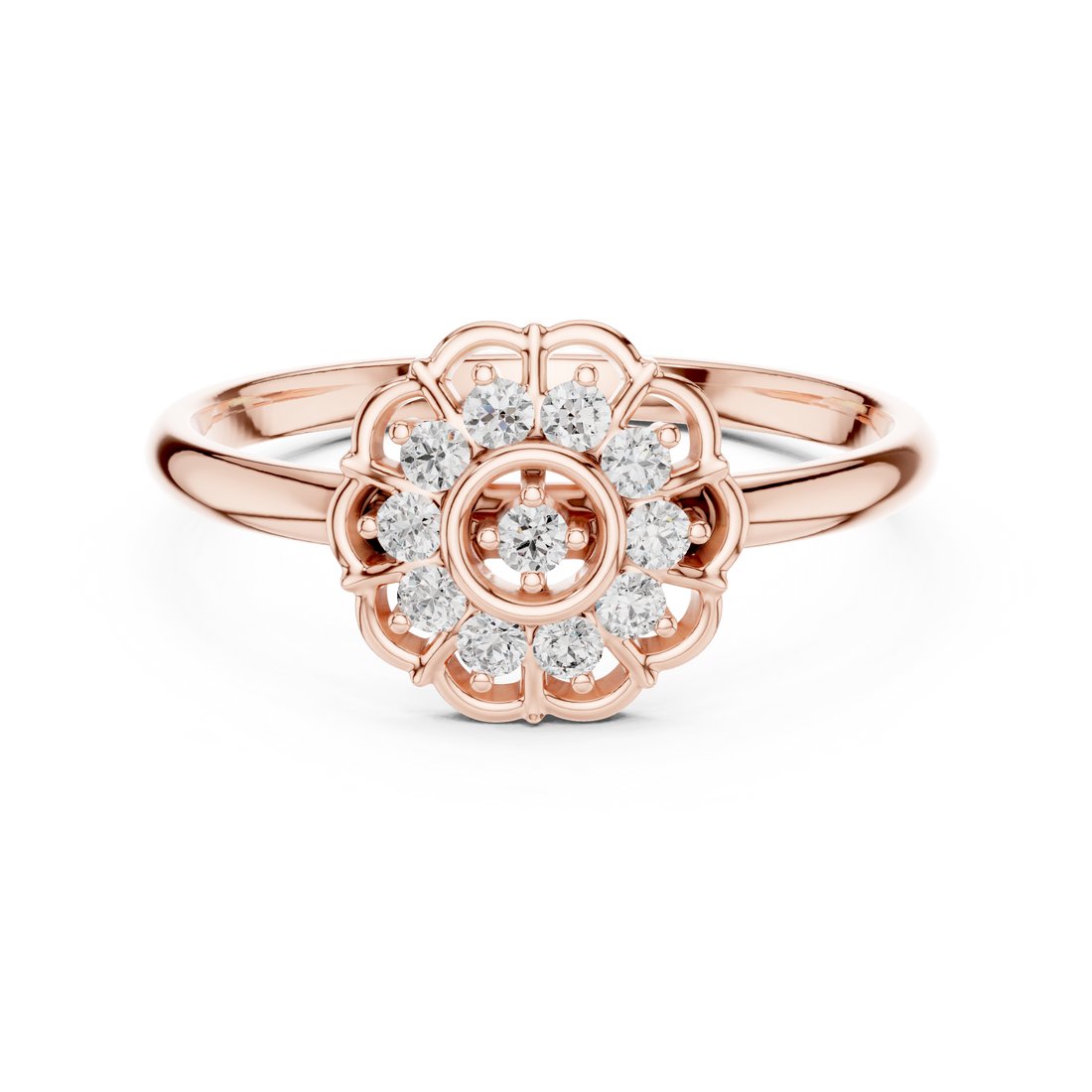 Men's heavy fashion ring with modern design.