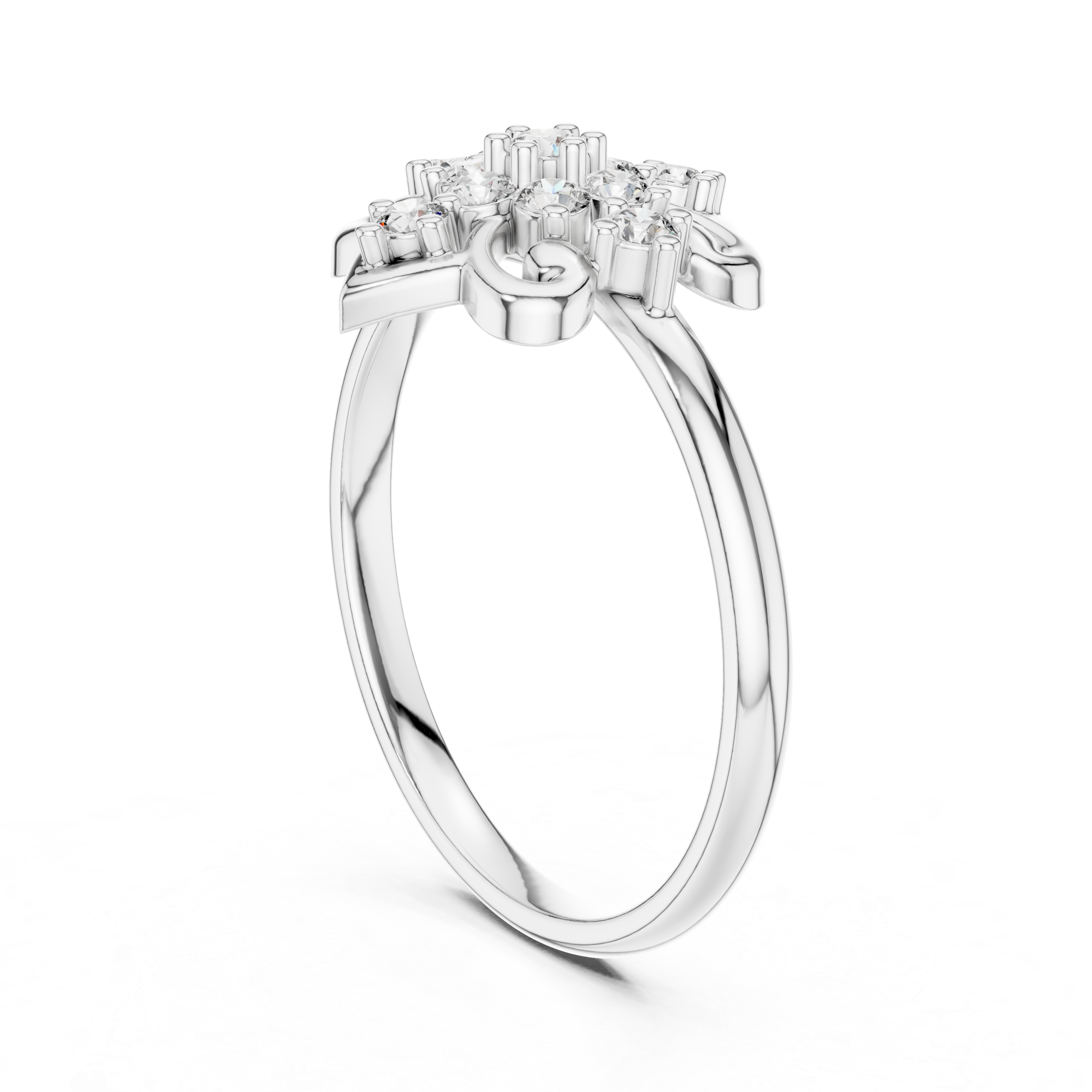 Glossy gold bangle with sleek modern finish.