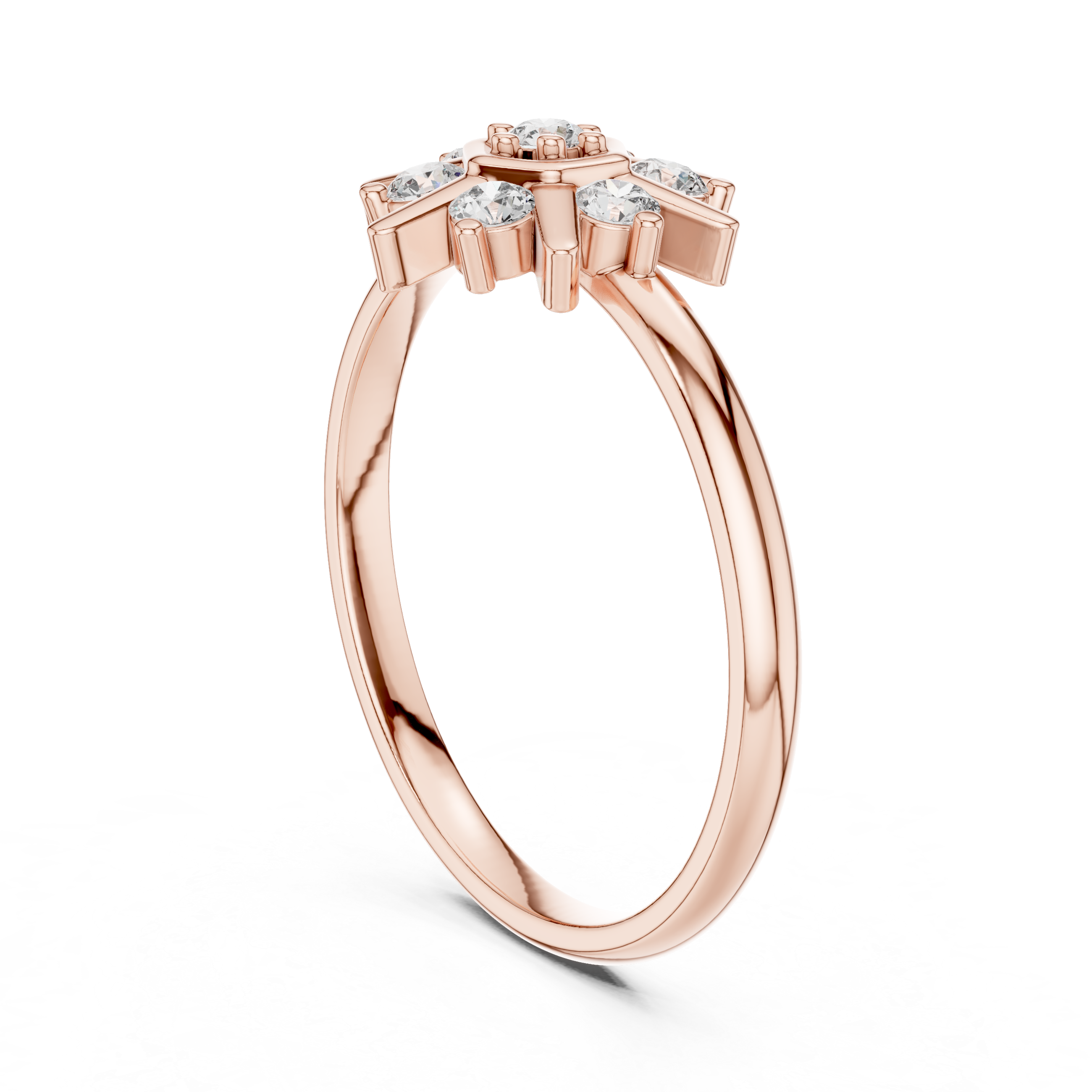 Plain toe ring with polished gold finish.