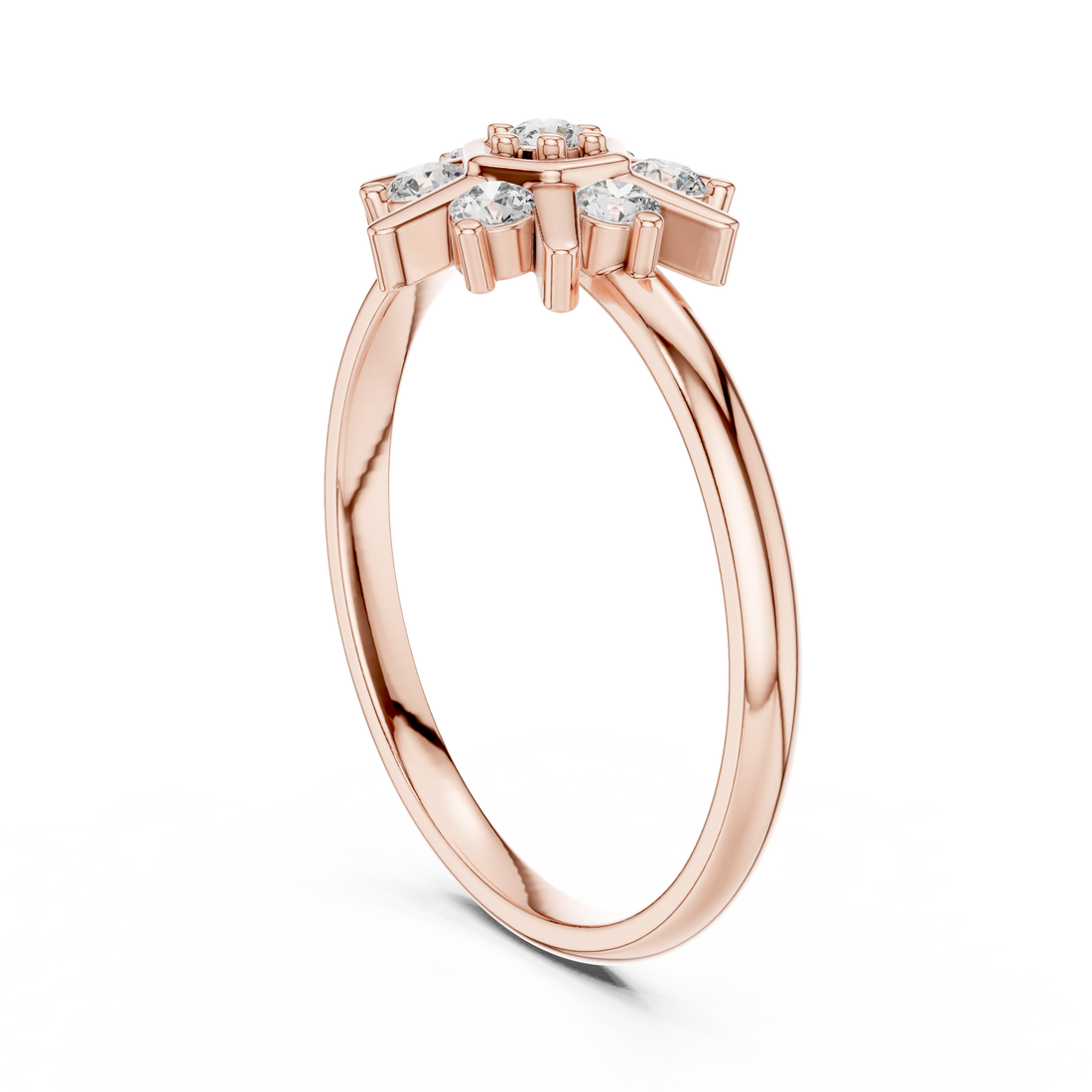 Plain toe ring with polished gold finish.
