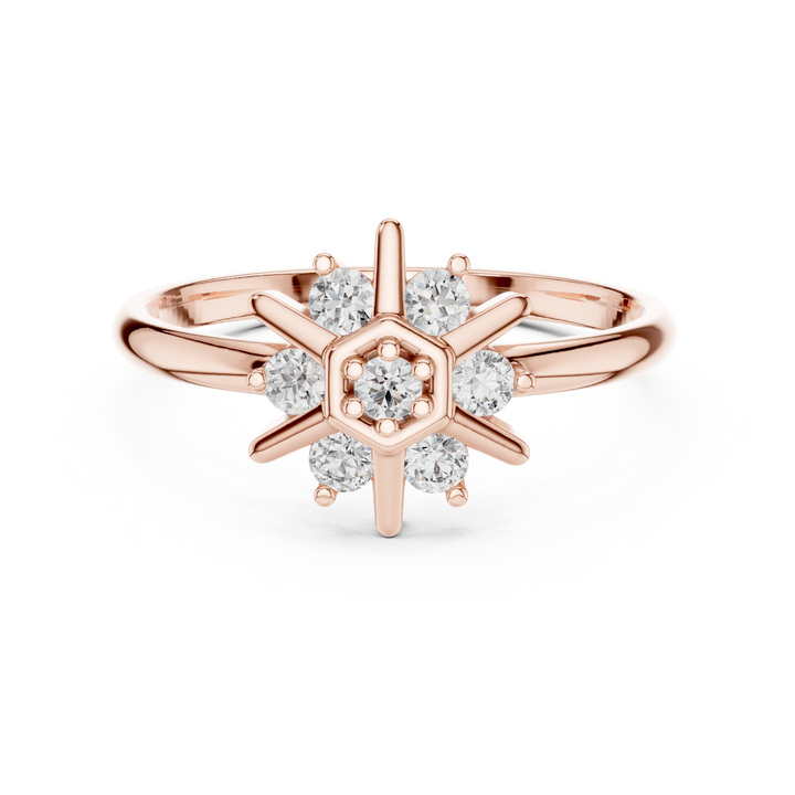 Smooth gemstone toe ring with bright sparkle.