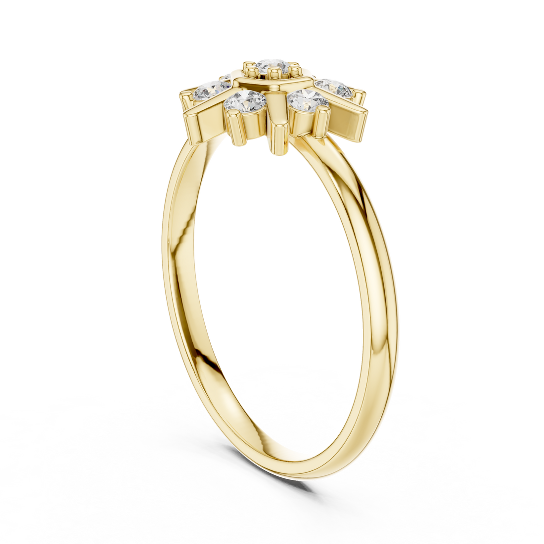 Cushion-cut engagement ring with refined sparkle.