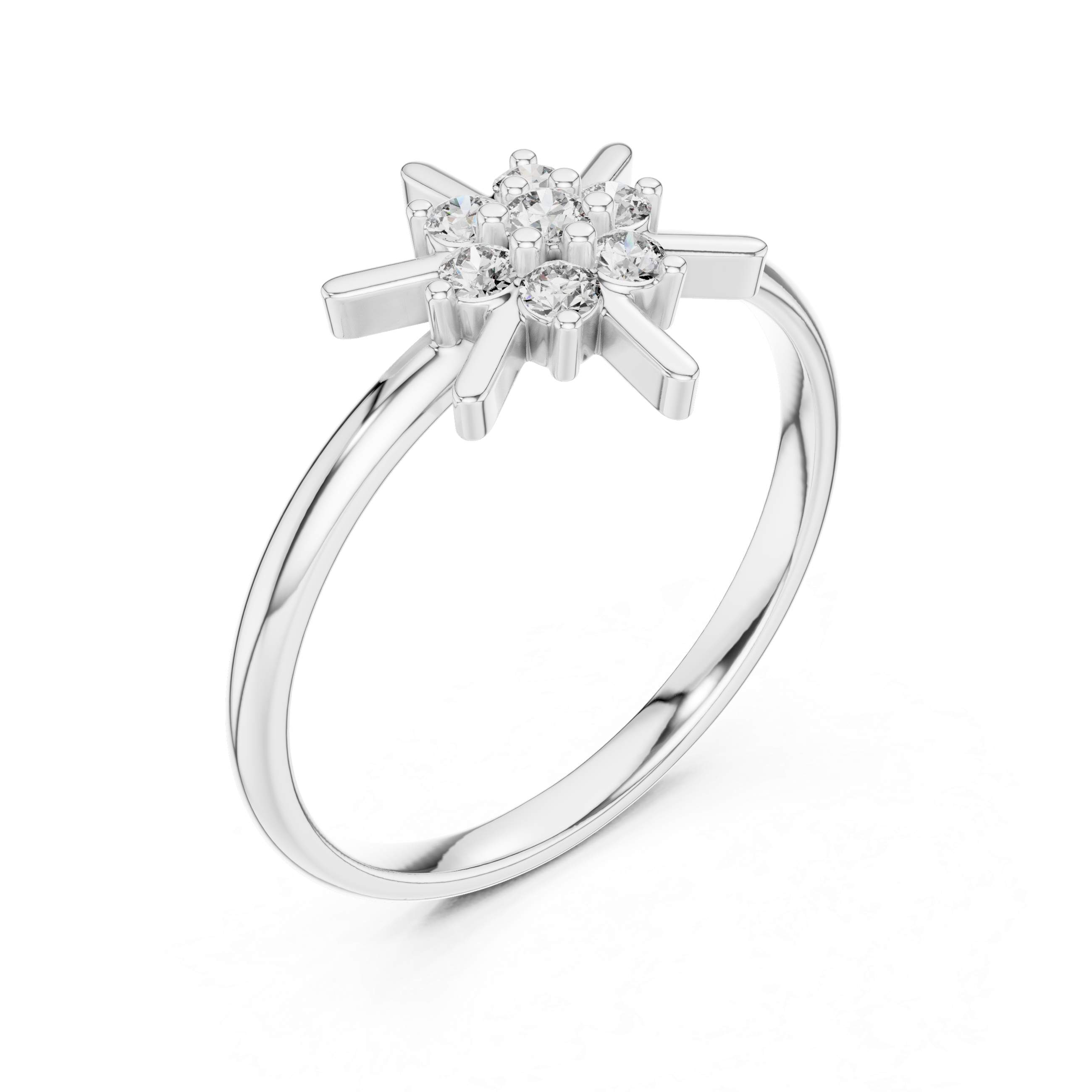 Classic engagement ring with timeless elegance.