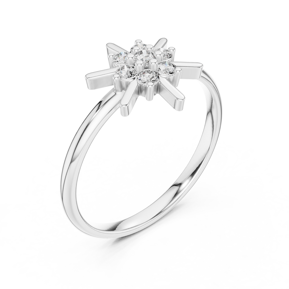 Classic engagement ring with timeless elegance.